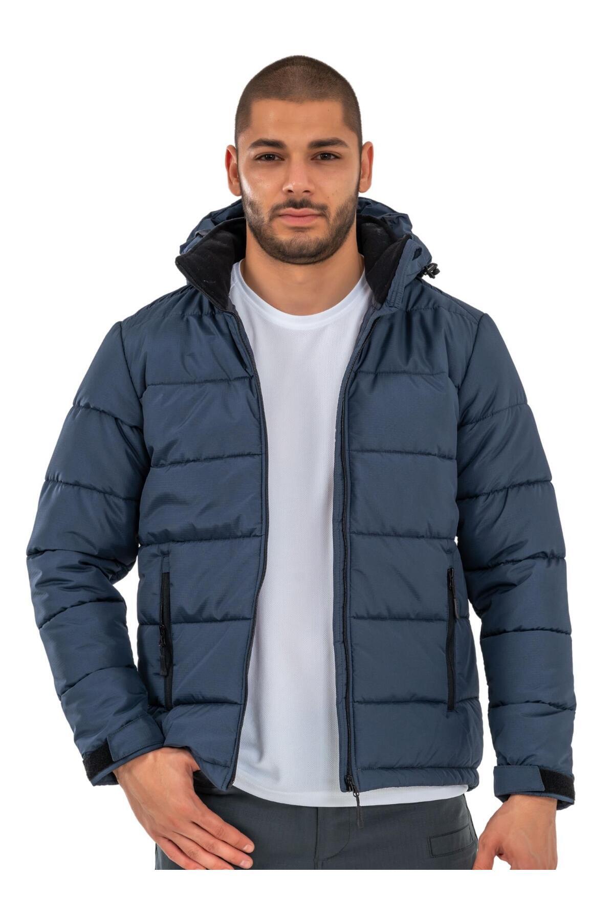 کامبت تاکتیکال کاپشن پافر ضد آب، ضد باد، یقه ایستاده، کلاه دار – 312