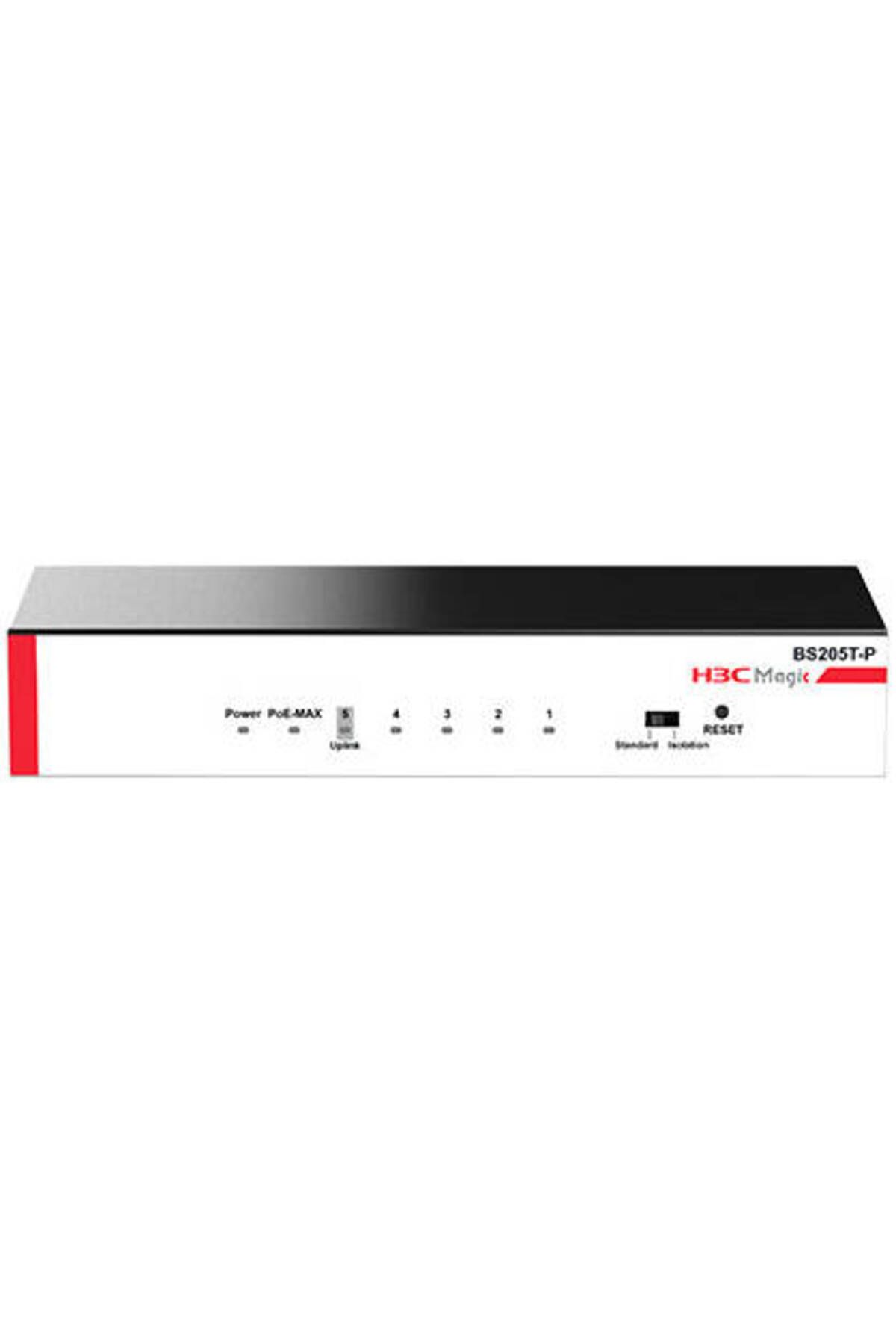 H3C-مفتاح إيثرنت Magic BS205T-P (5GE+PoE، DC)، إصدار خارجي (المملكة المتحدة) 1