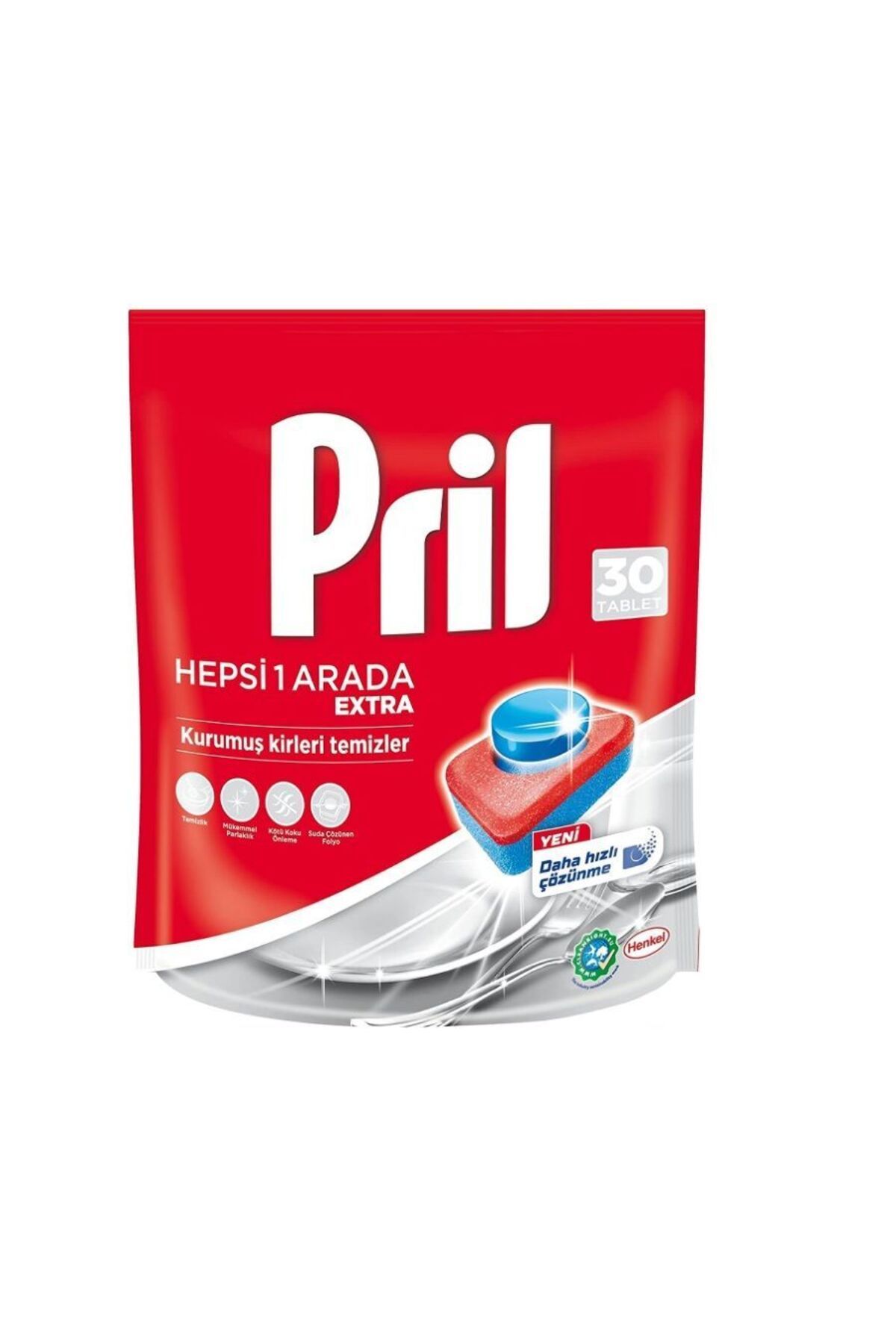 Pril PRİL HEPSİ 1 ARADA EXTRA 30 TABLET KURUMUŞ KİRLERİ TEMİZLER