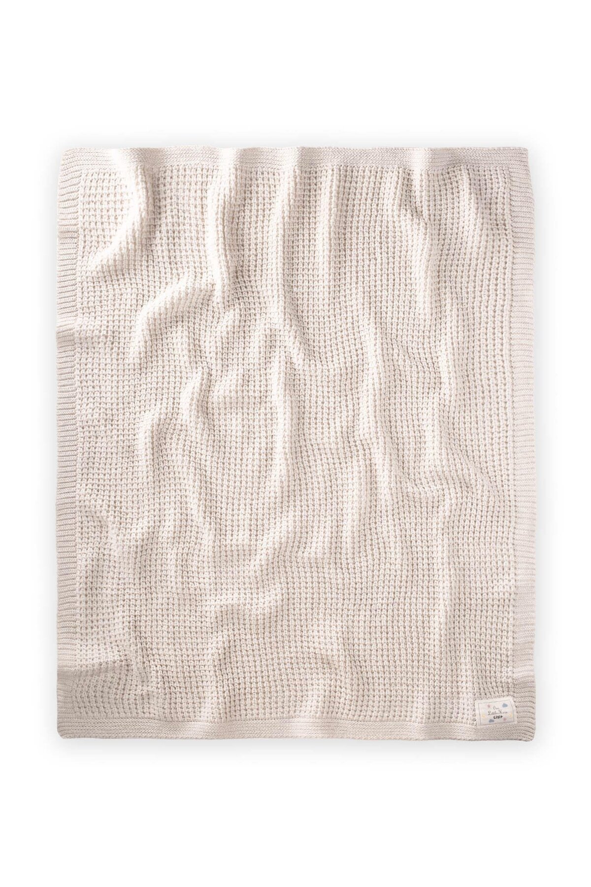 Cigit Selanik Triko Battaniye 80X100 (+/-5 Cm ) Ekru fotoğrafı 2 (önizleme)