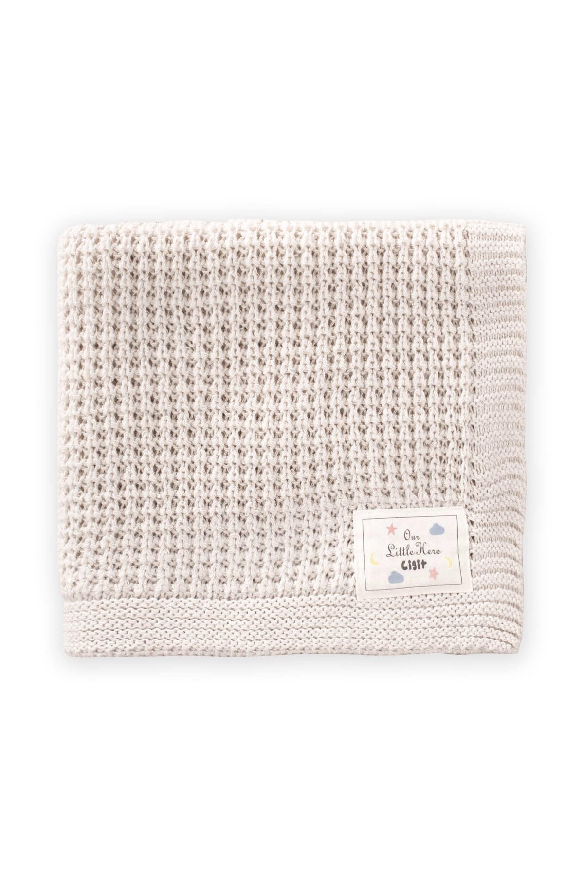 Thessaloniki Knitwear Blanket 80X100 (+/-5 Cm ) Ecru