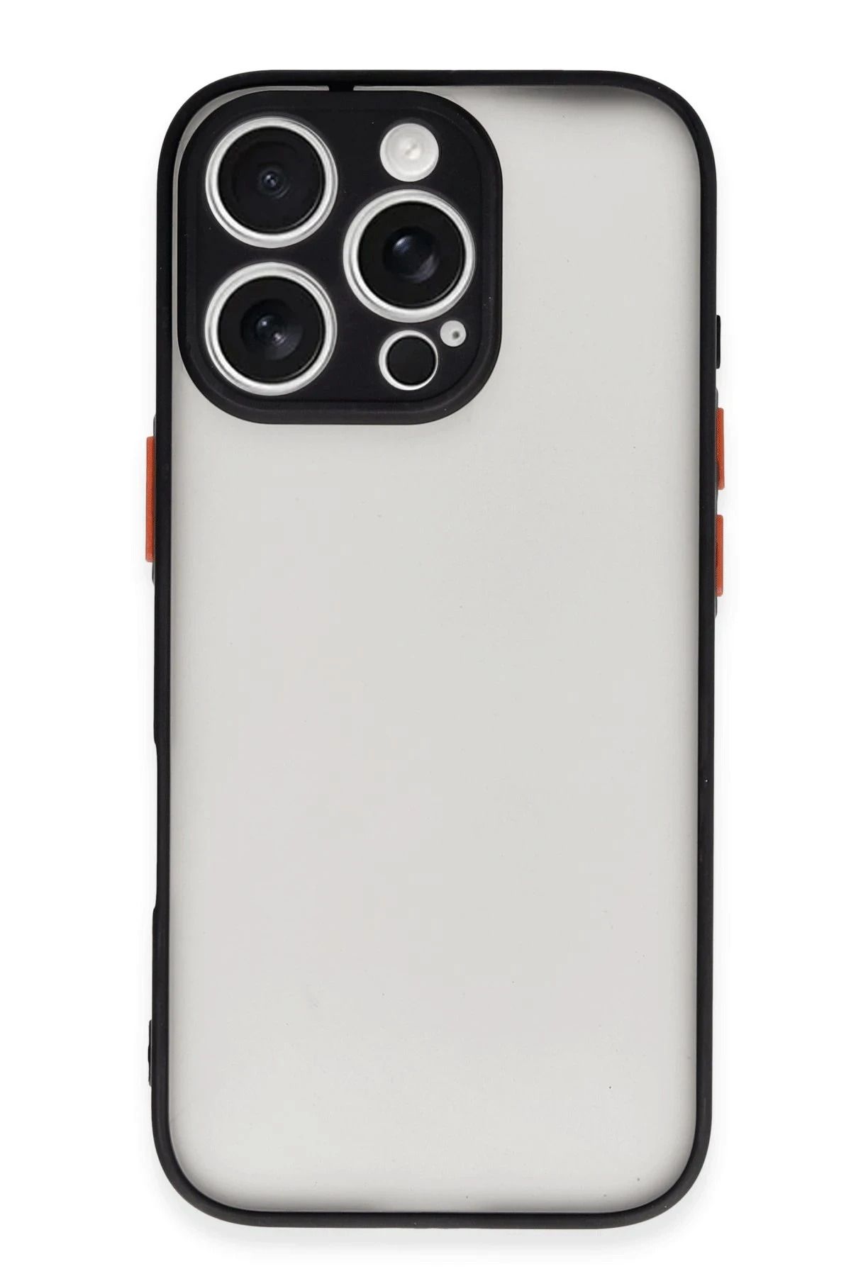 NewFace iPhone 16 Pro Kılıf Montreal Silikon Kapak - Siyah YNSMR