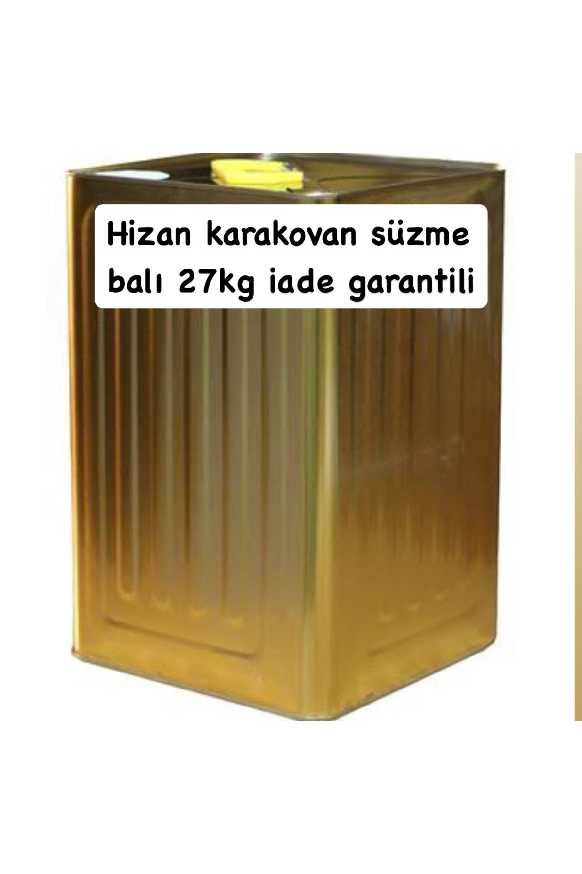 Bitkideresi Hizan süzme karakovan balı 27 kg özel tat