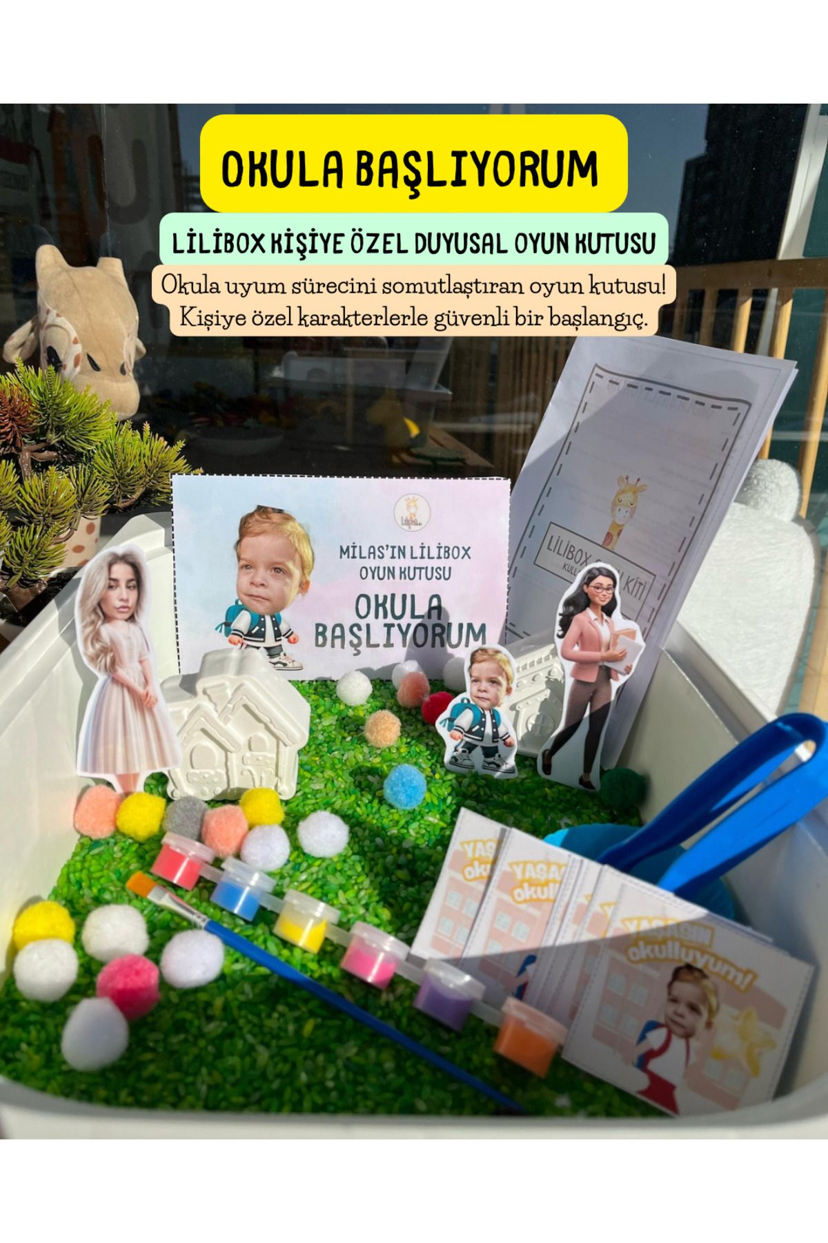 liliput kids Lilibox - Okula Başlıyorum - Kişiye Özel Oyun Kutusu