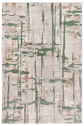 Efor Halı Lynosse Yeşil Halı Yumuşak Oturma Odası Salon Çocuk Odası Mutfak Ha...