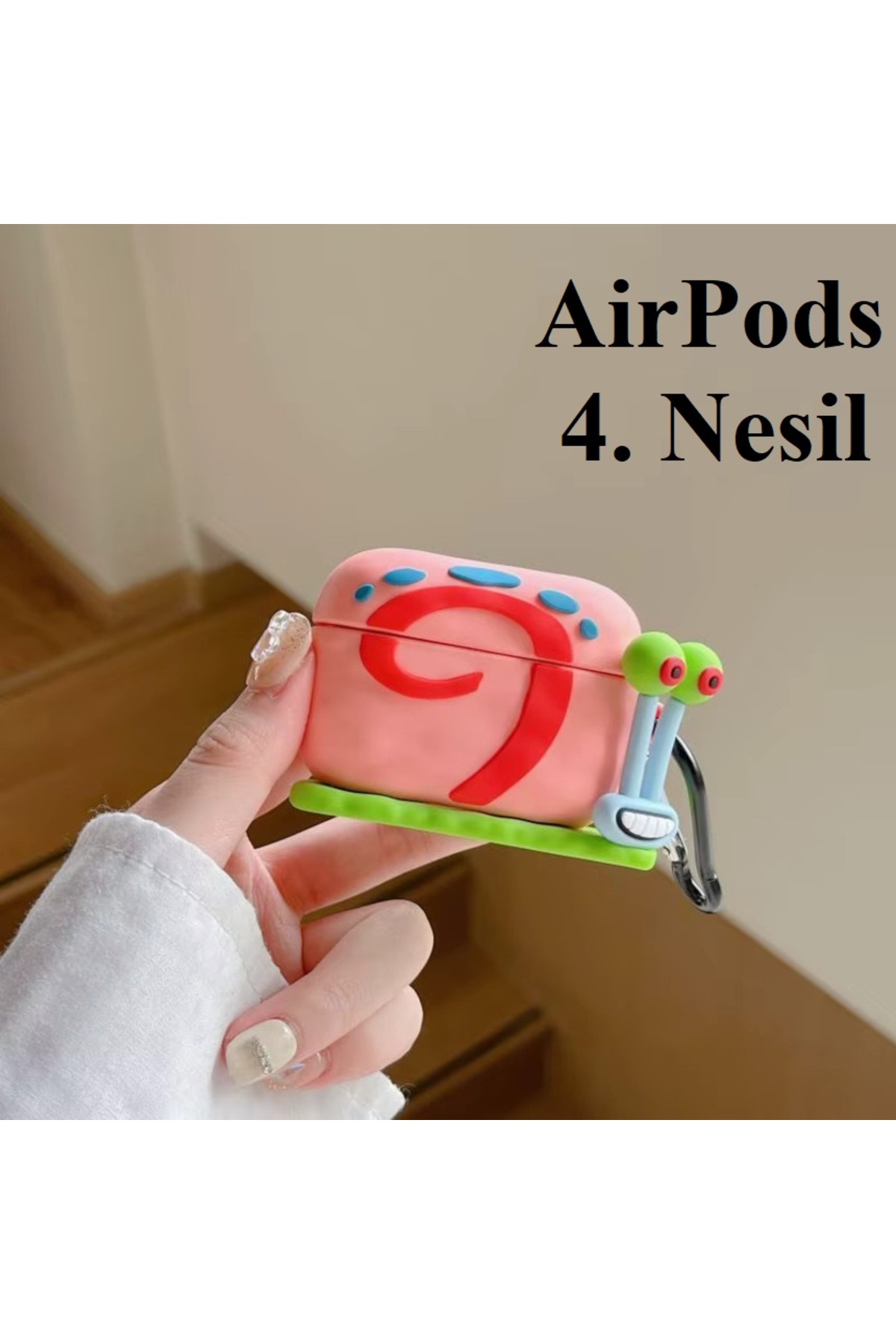 4th Generation Compatible Cute Snail Gary Shockproof Earphone Protection Case
