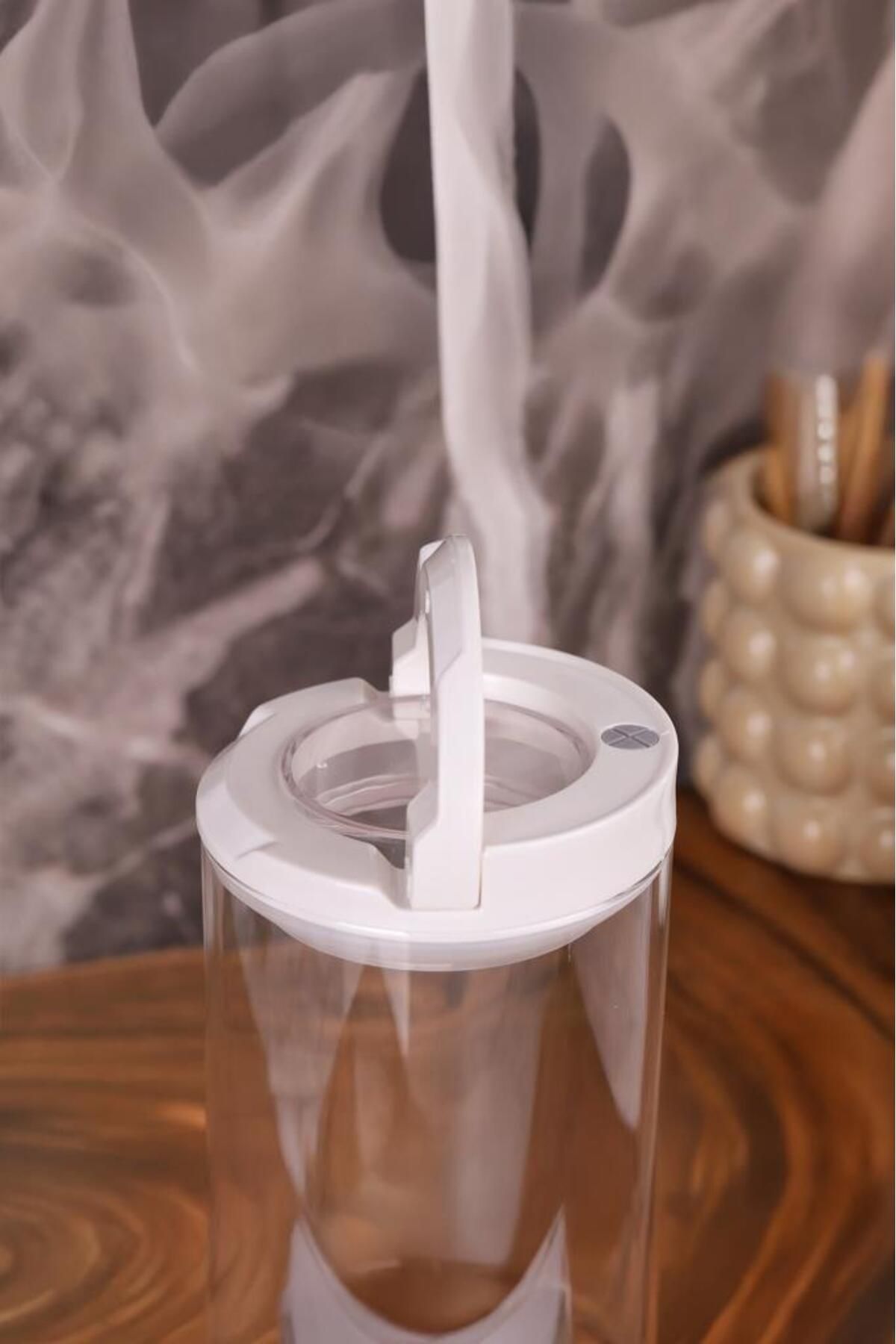 Atbyhome-Lengo 3-Pack 1200 ml Sealed Vacuum Borosilicate Glass Food Storage Jar 4