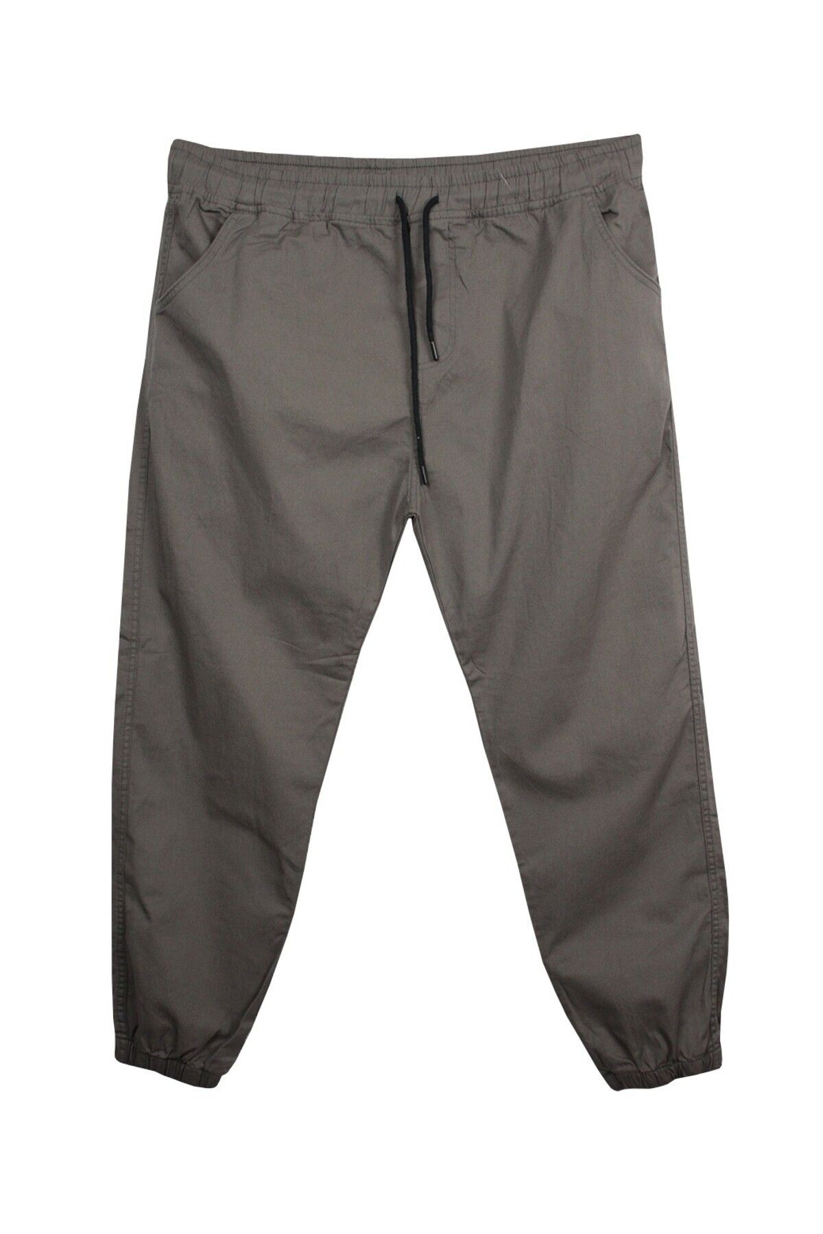 tambattal-Large Size Lace-Up Jogger Pants Soil 1