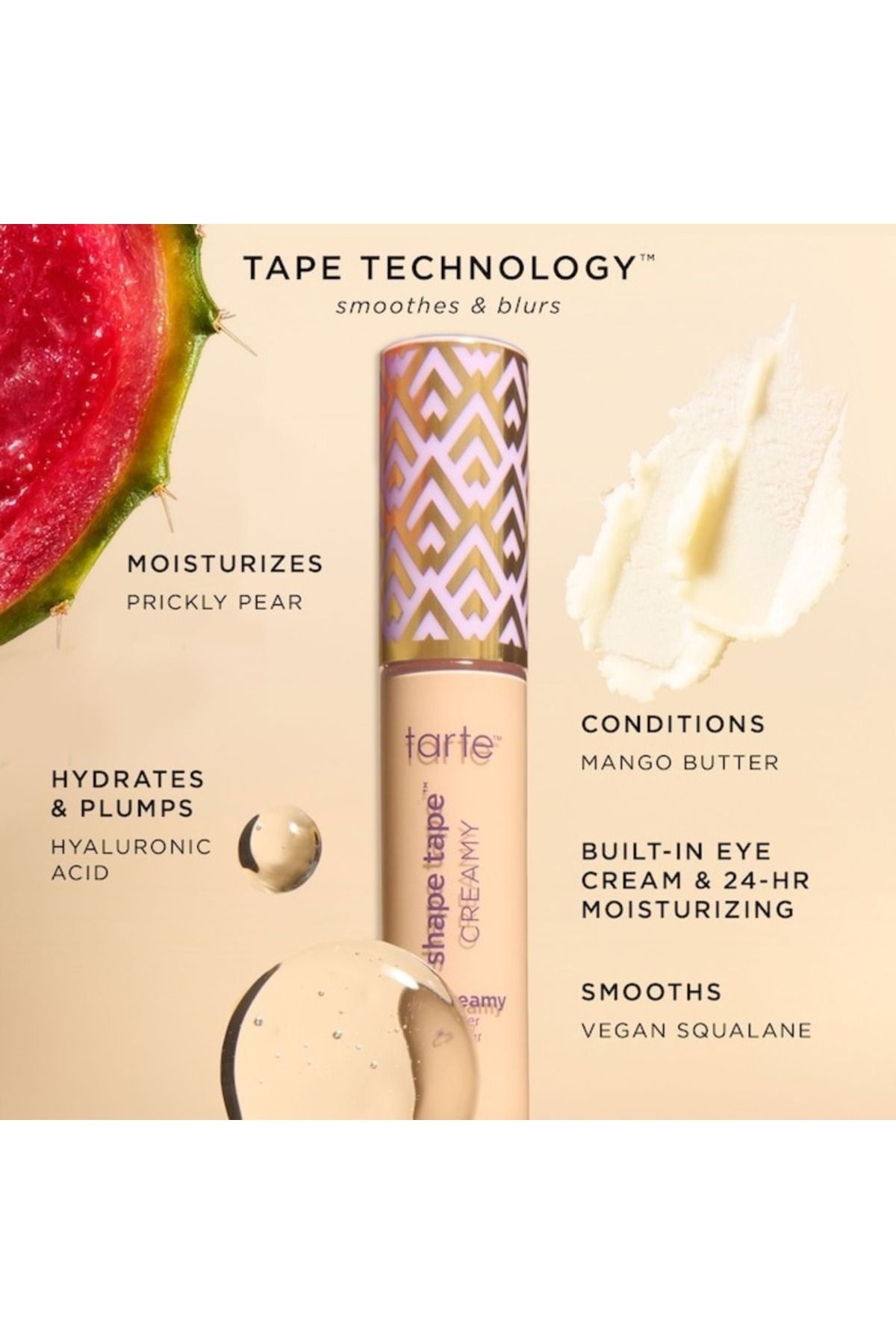 Tarte-Cosmetics Shape Tape Ultra Creamy Concealer (35N Medium + Net 10 ML .) 3
