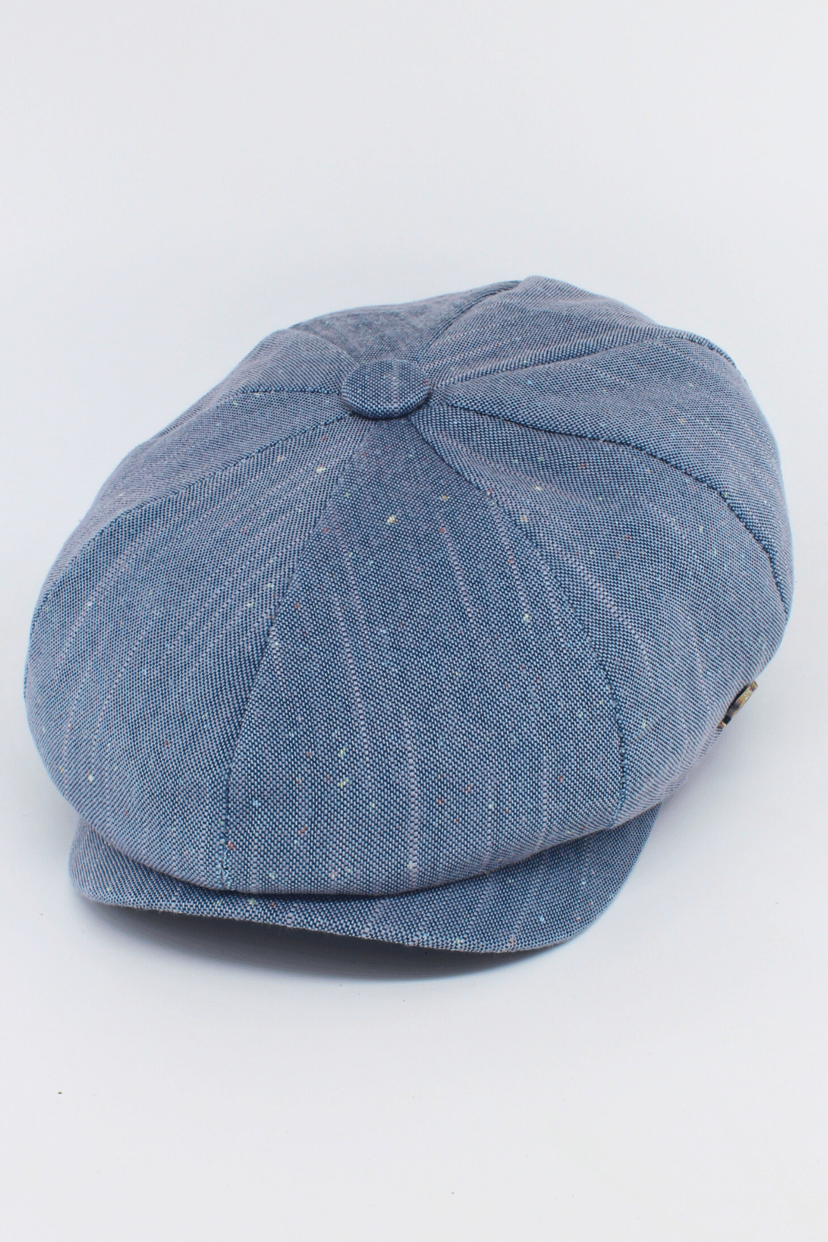 Hat Town-British Model Striped Fabric Summer Cap Hat 3