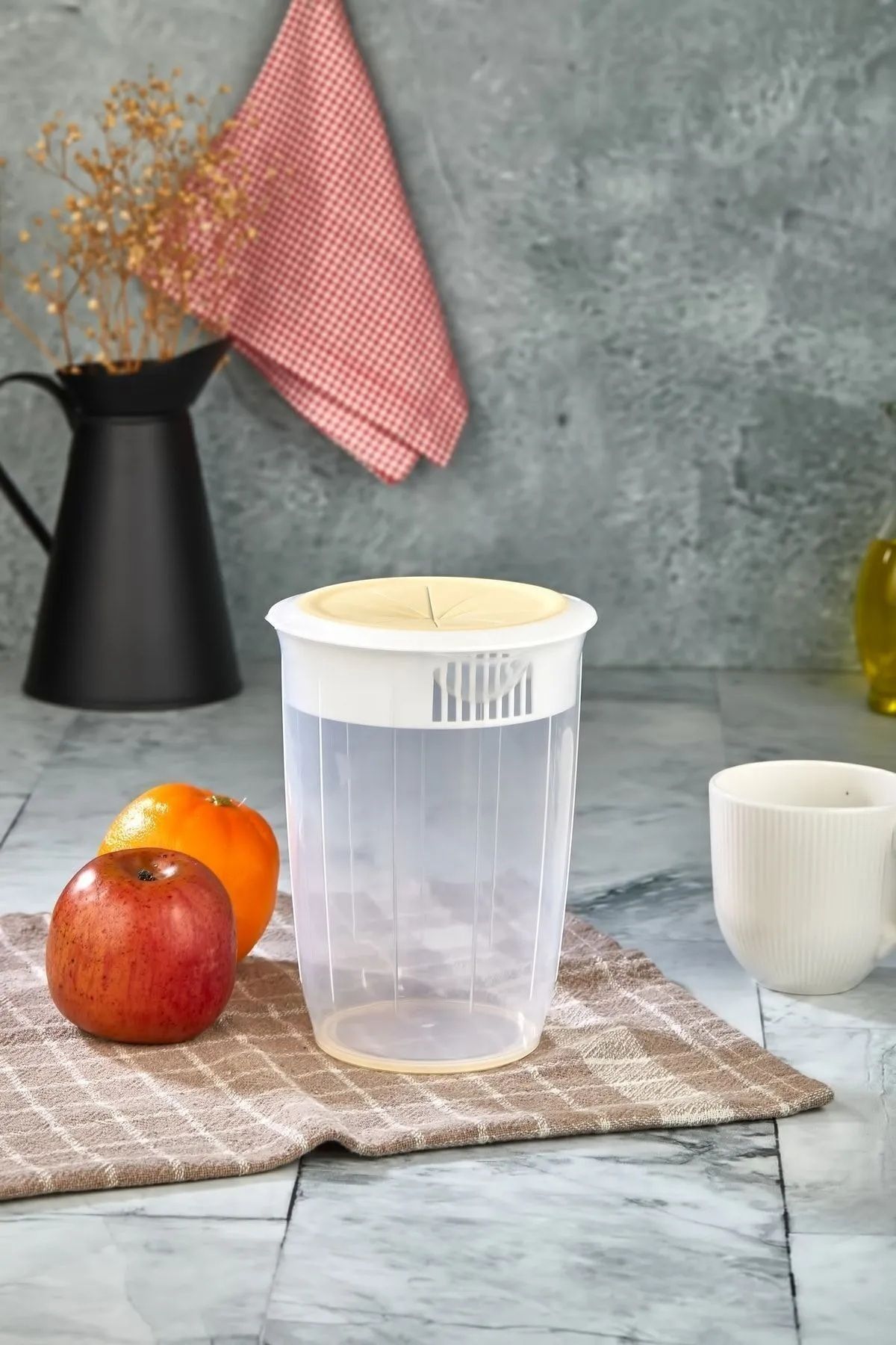 AHİR TİCARET-Mixer Bowl with Lid Non-Splashing Whisk Mixer Bowl 3