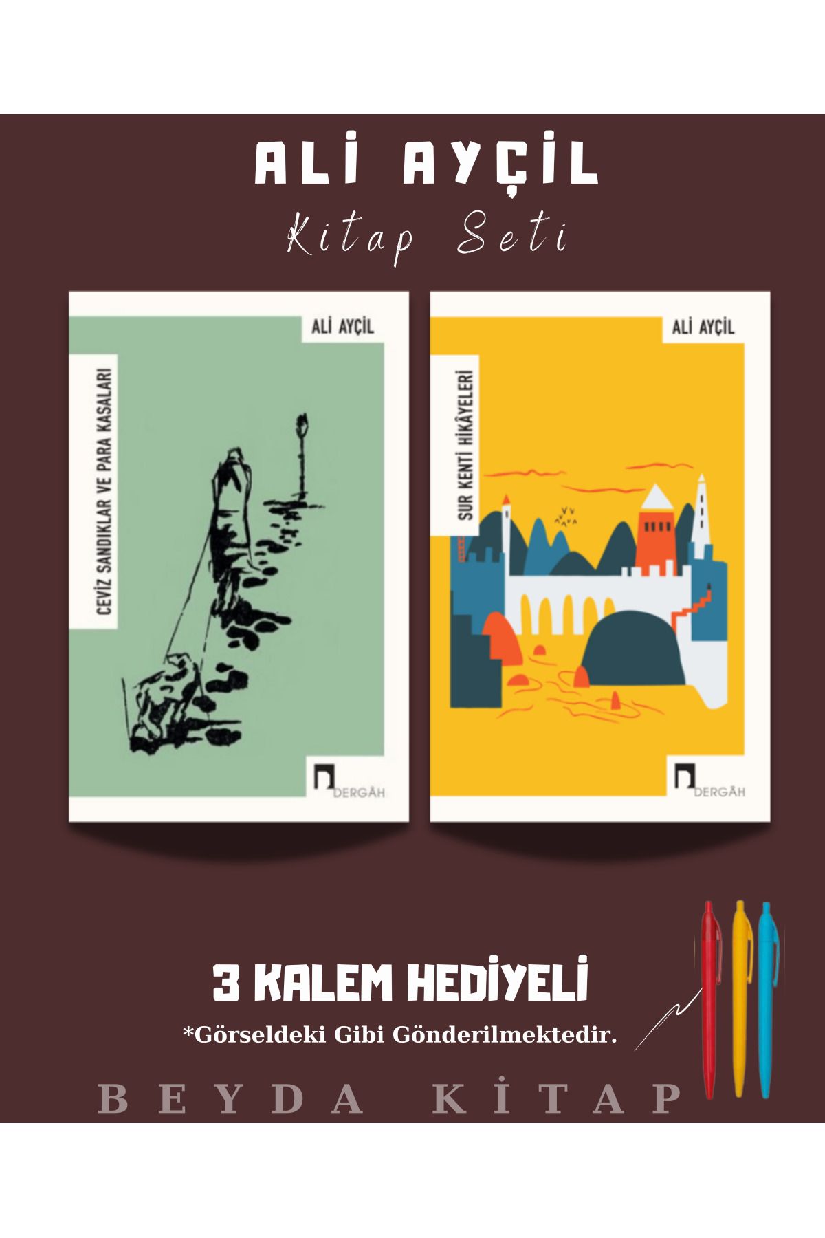 Dergah Yayınları Ceviz Sandıkları ve Para Kasaları - Sur Kenti Hikayeleri - Ali Ayçil - Kalem Hediyeli