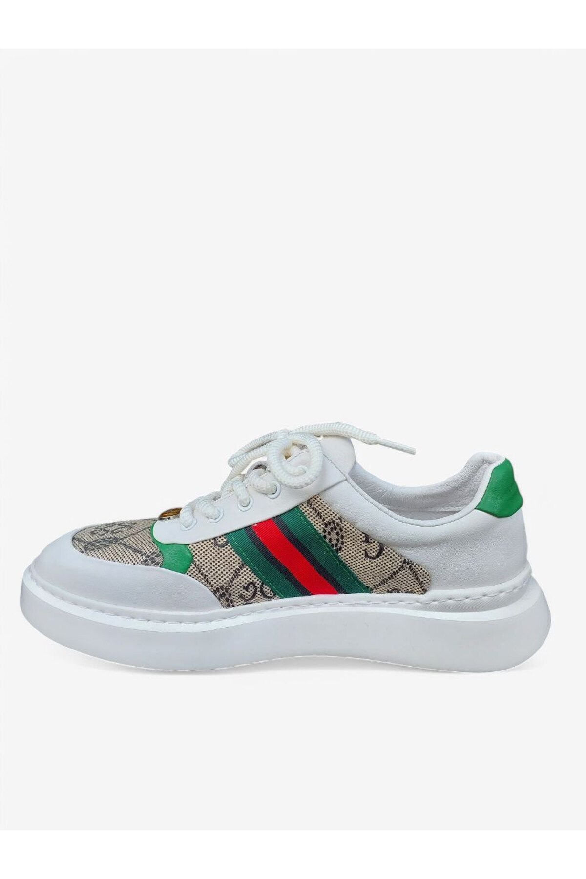 Guja-Patterned Leather Men's Sneaker 2