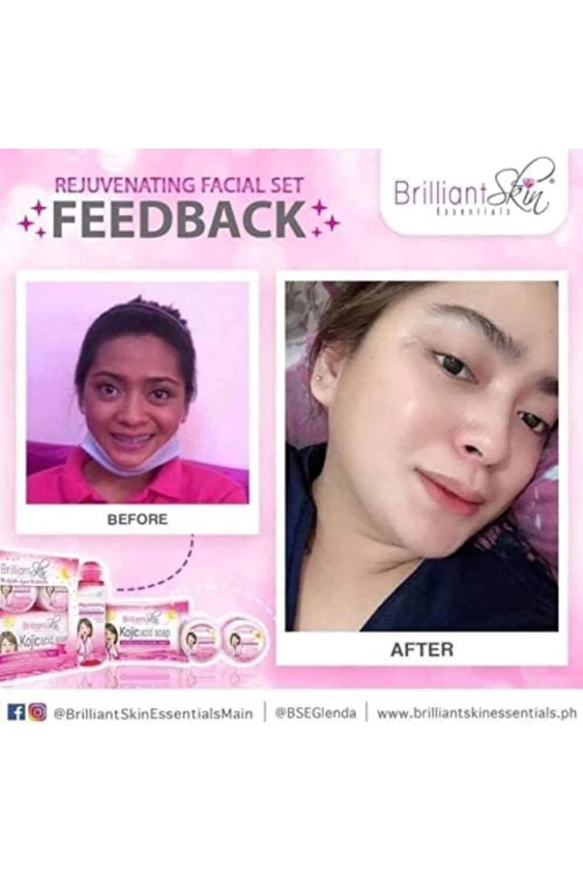 Brilliant-Skin Essentials Rejuvenating Whitening Facial Set 3