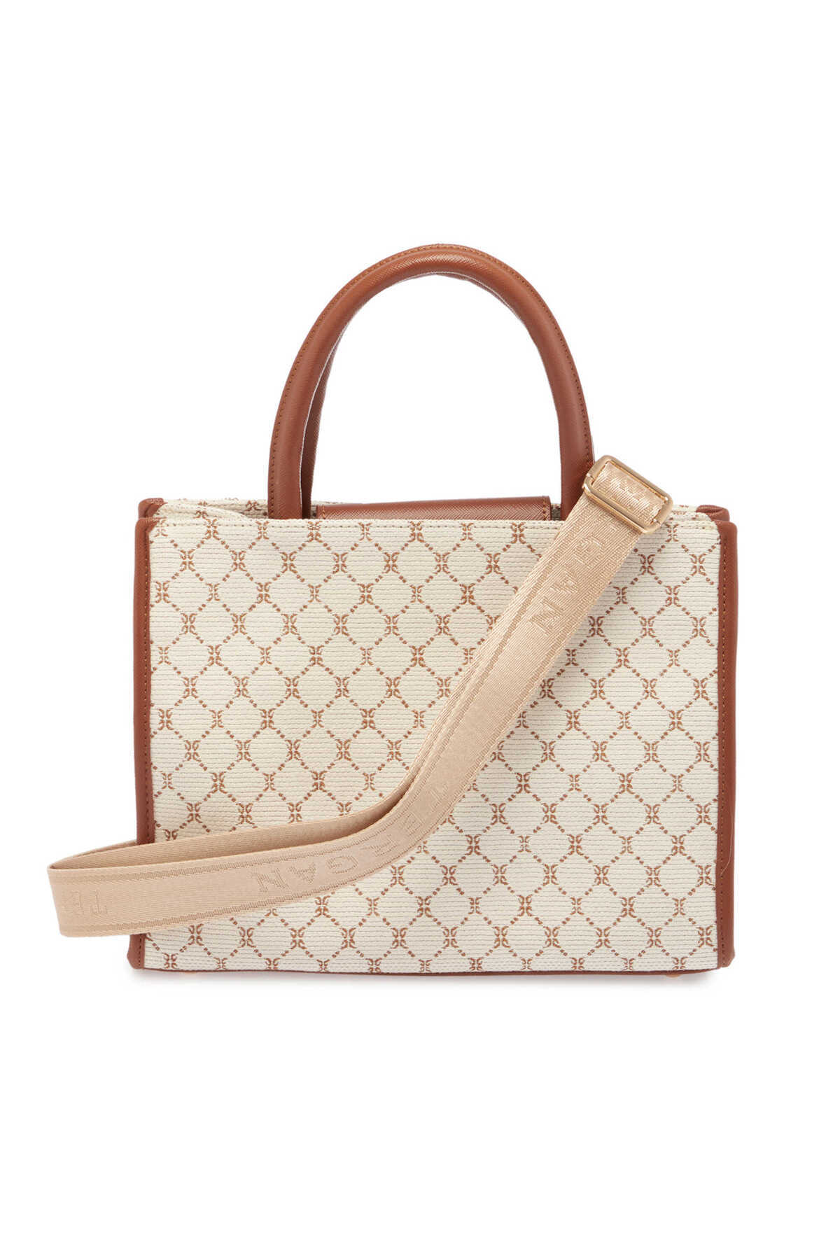 Tergan-Beige Textile Women's Handbag - S25Y1Twc0702-S7G 3