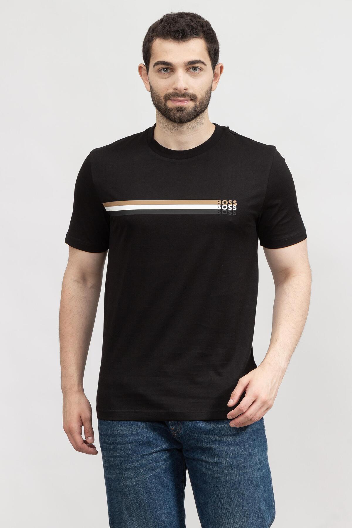 باس تی‌شرت یقه گرد مردانه تیبورت