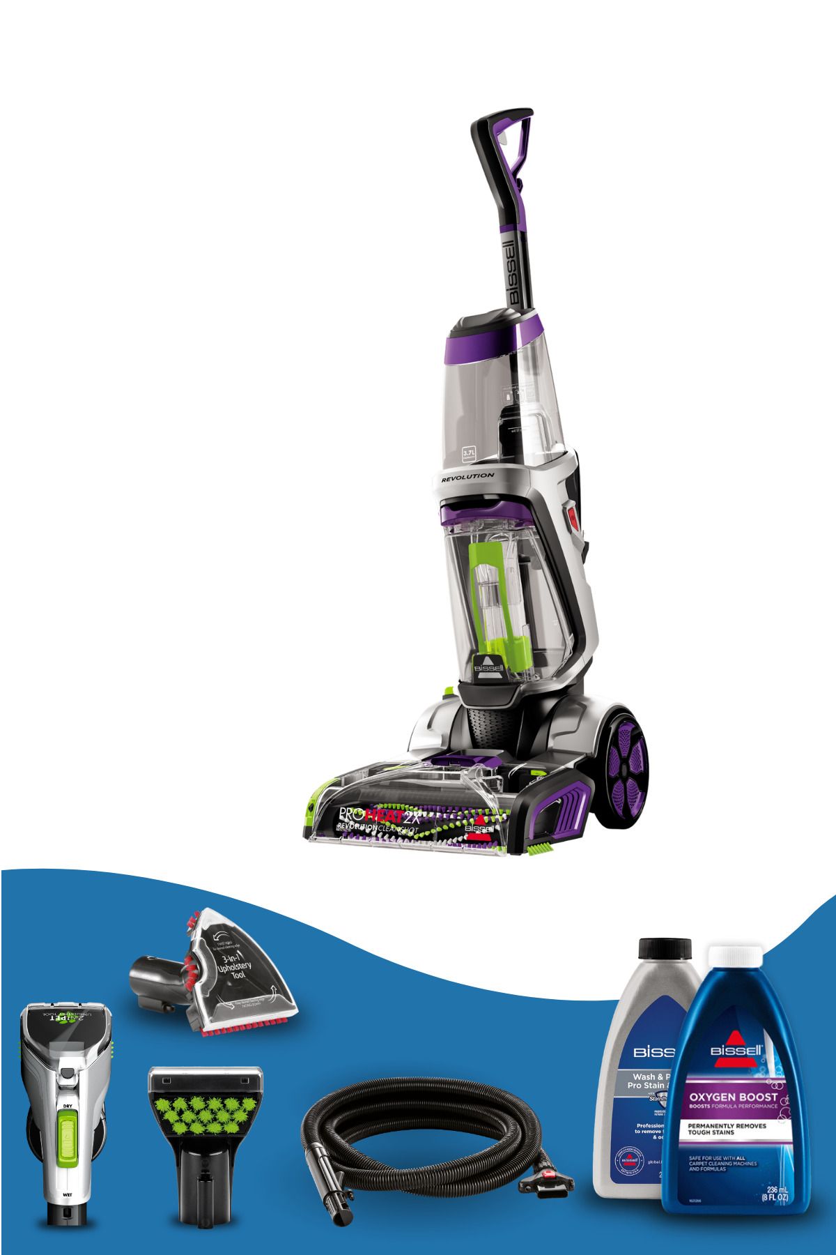 Bissell ProHeat 2X Revolution CleanShot Halı ve Koltuk Yıkama Makinesi