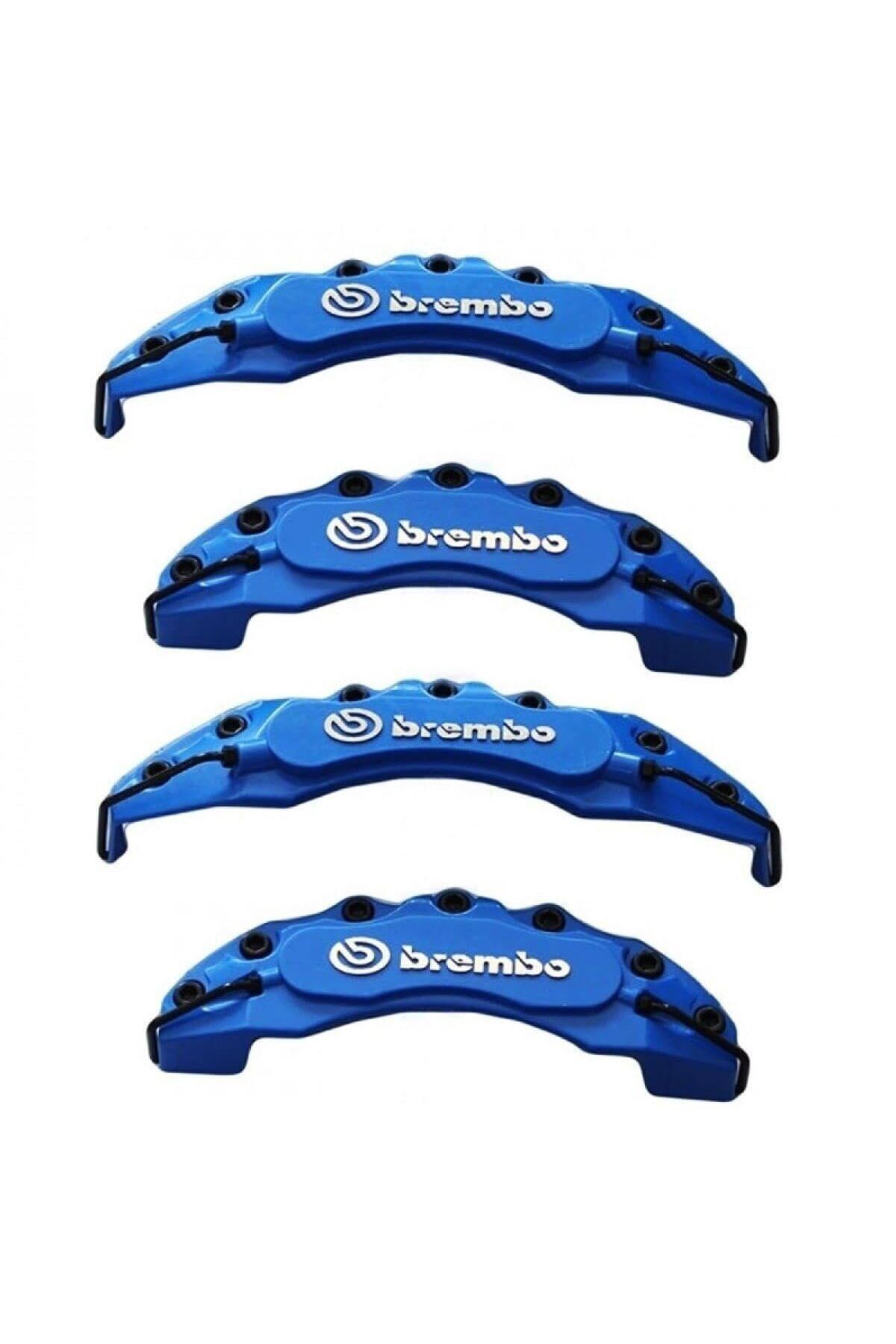 Tiger Marketing-Massey-Ferguson Mf 3315 Compatible Brembo Blue Caliper Cover 4 Piece Front Rear Set 2