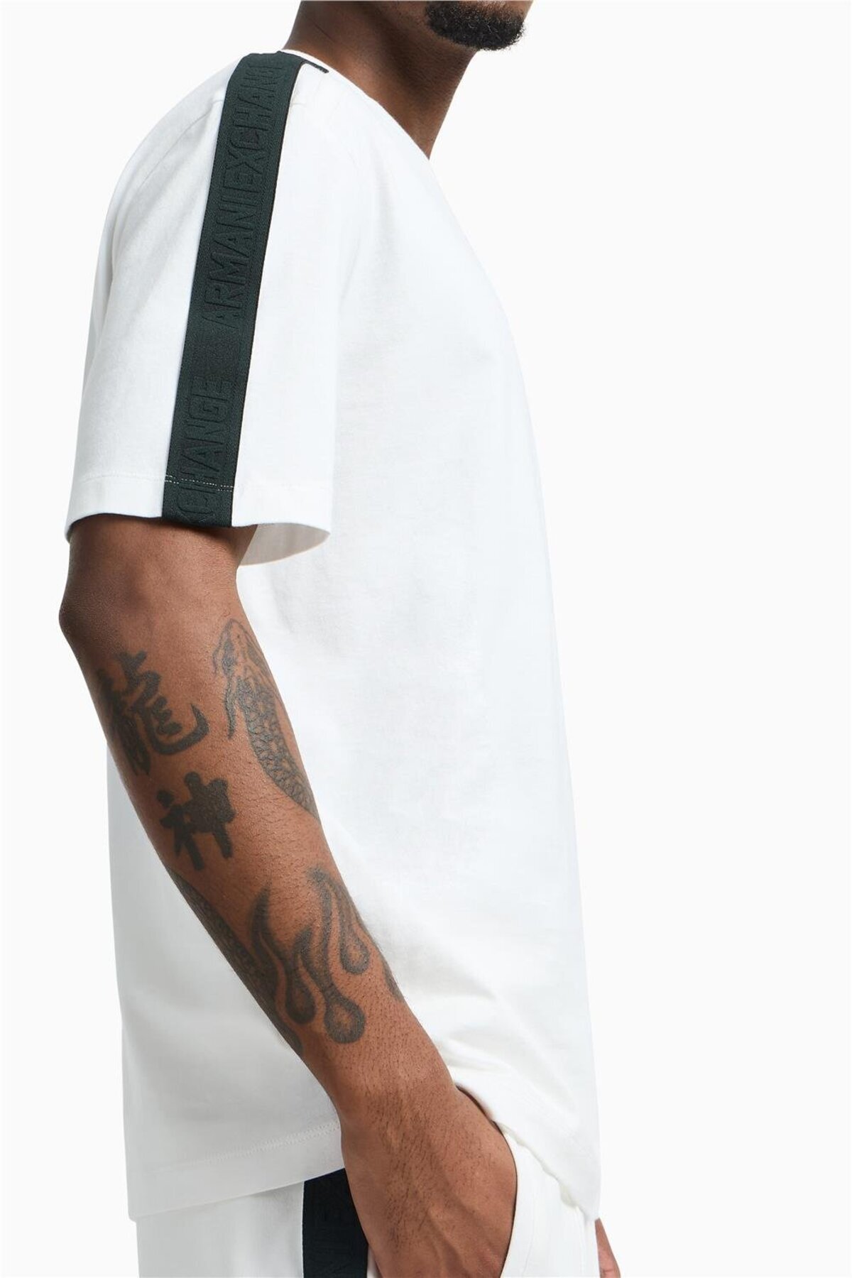 Armani Exchange-Tricou pentru bărbați cu gât crew 4