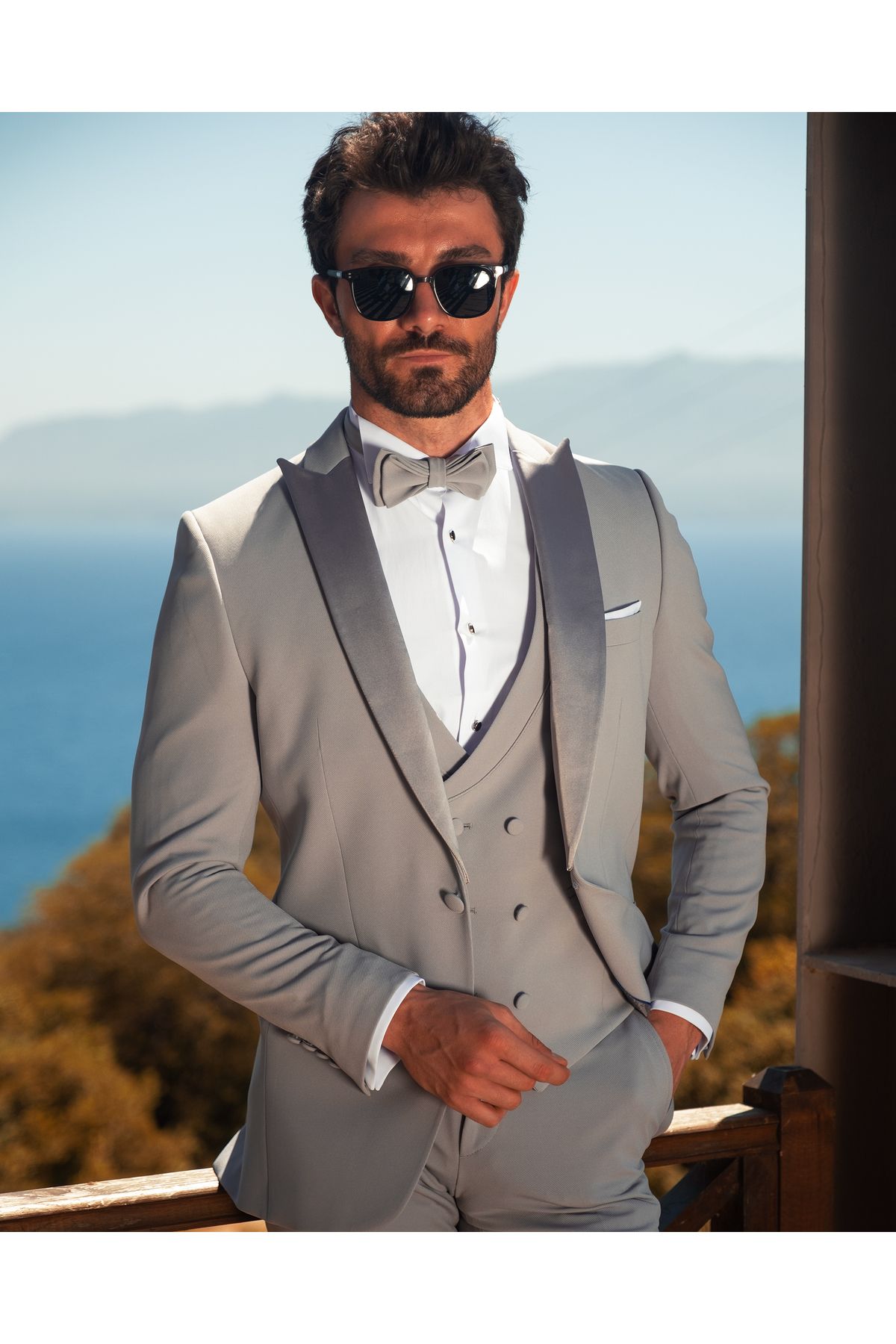 SERKAN SEVİNÇ SLİM FİT ERKEK SİVRİ YAKA SMOKİN