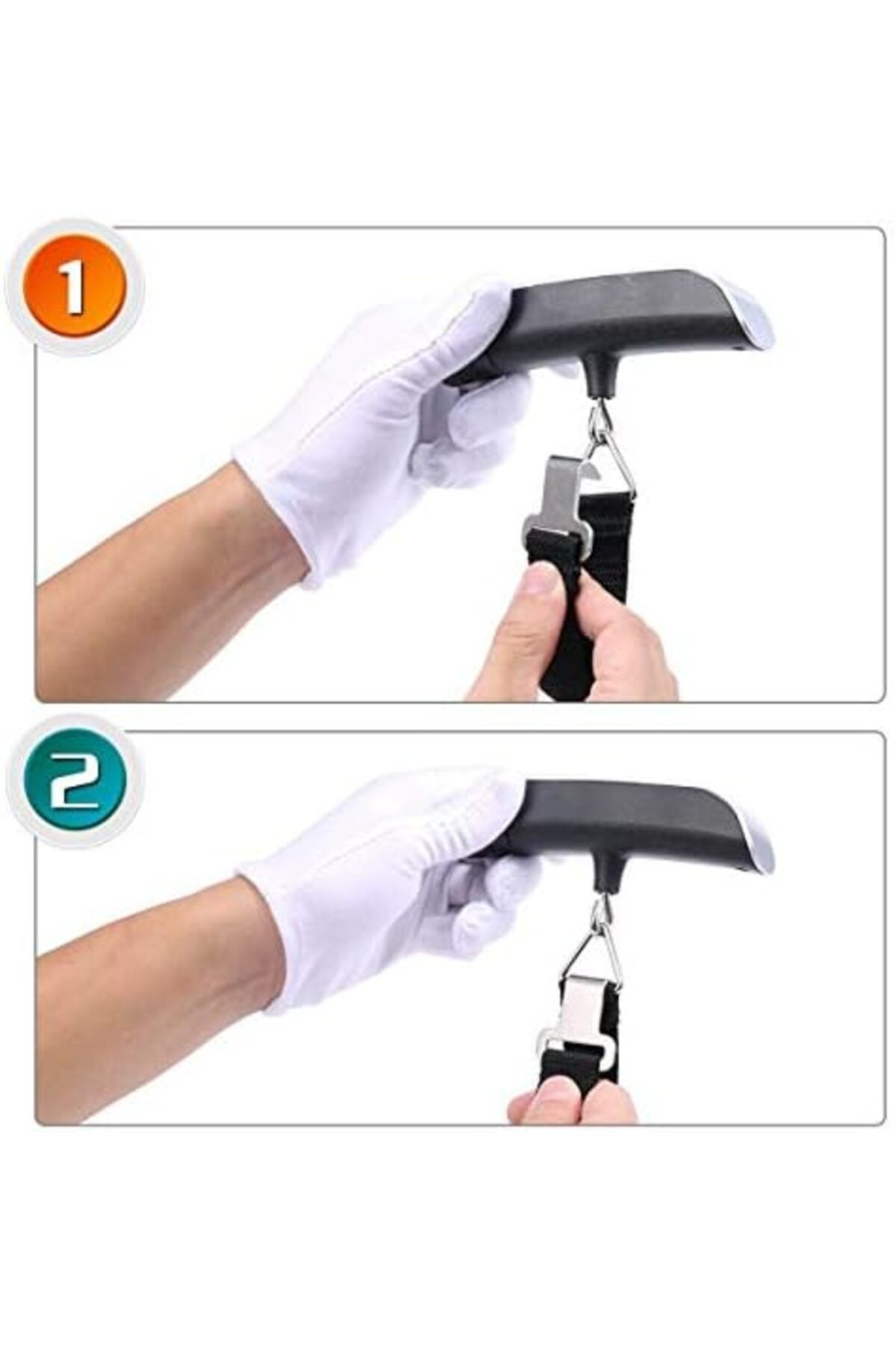 Generic-Ultechnovo Digital Hanging Luggage Scale Portable Handheld Baggage Scale For Travel Suitcase Scale 2