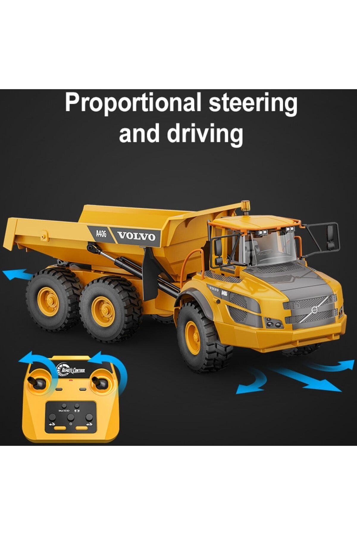 cada-RC Dump Truck CaDa VOLVO A40G 1:20 scale 7