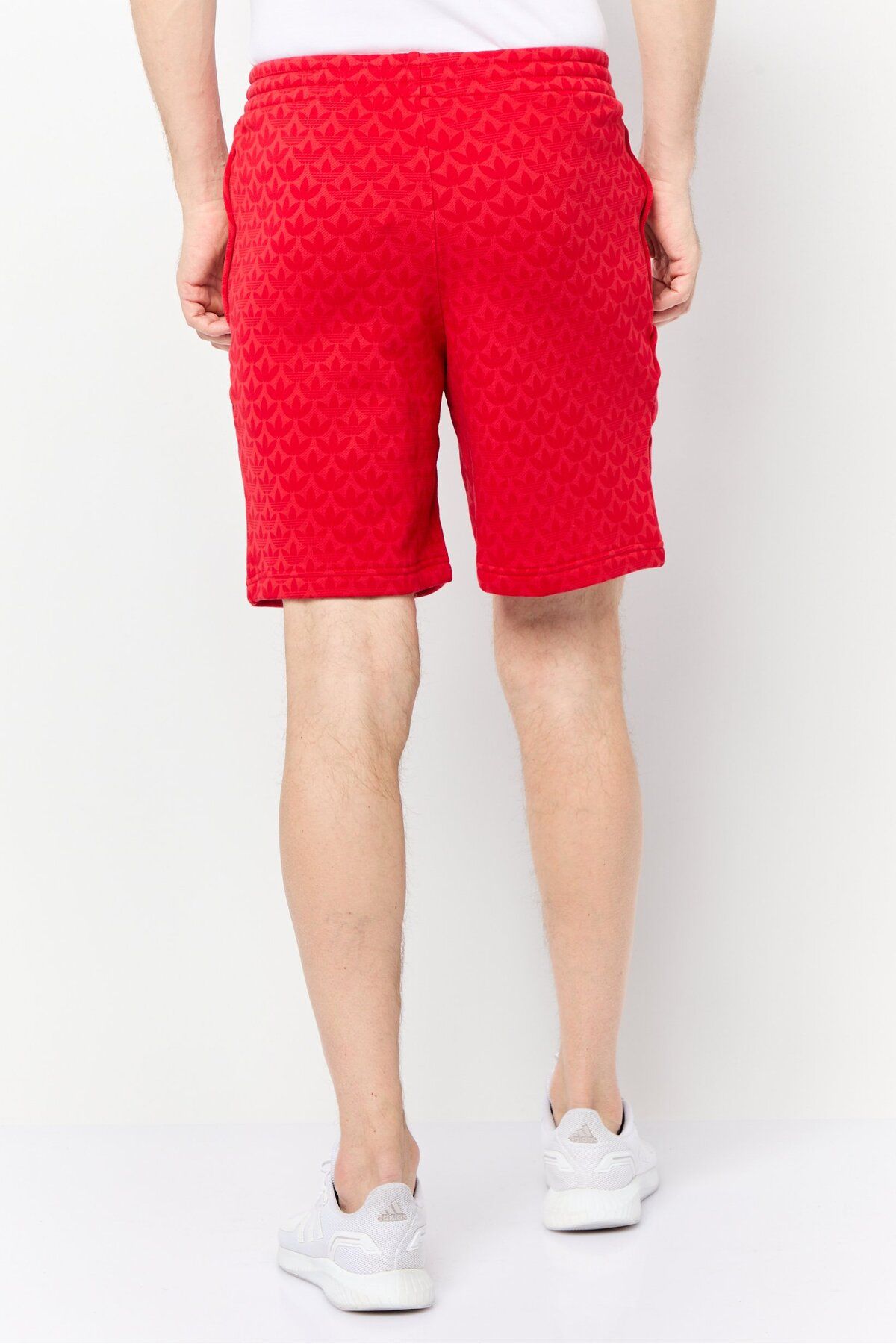 adidas-Men Sportswear Fit Training Shorts, Red 3