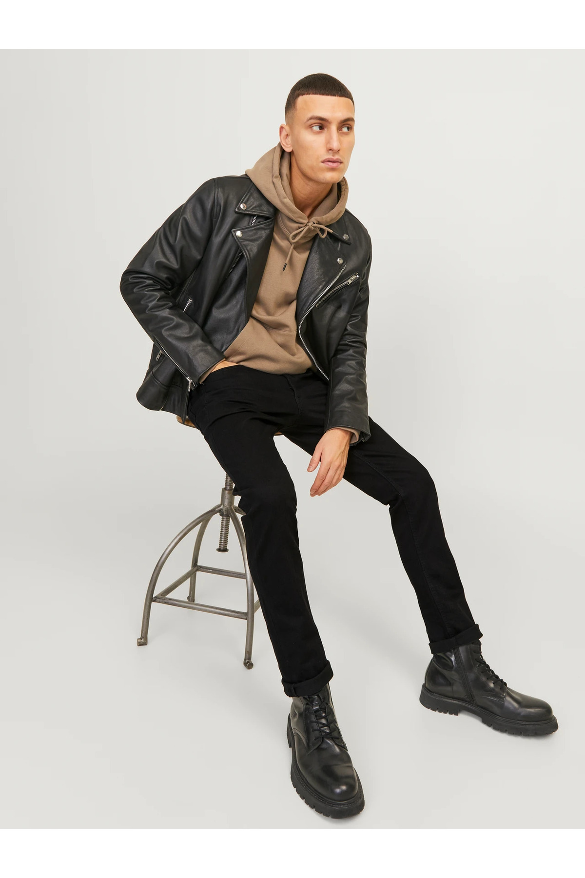 شلوار جین مردانه راسته فاق نرمال | جک اند جونز Jack & Jones 12152346 - تصویر 5