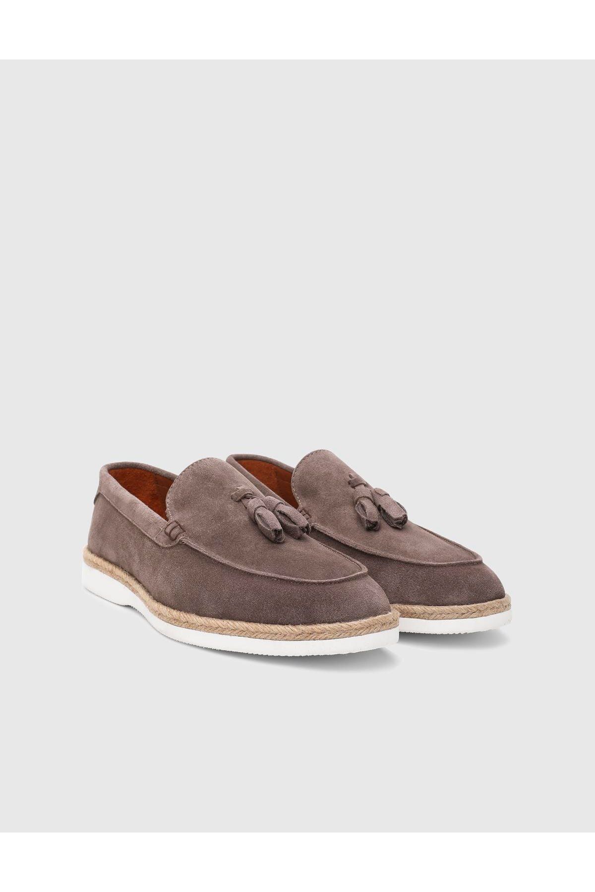 İLVİ Caistor Hakiki Süet Taba Erkek Loafer