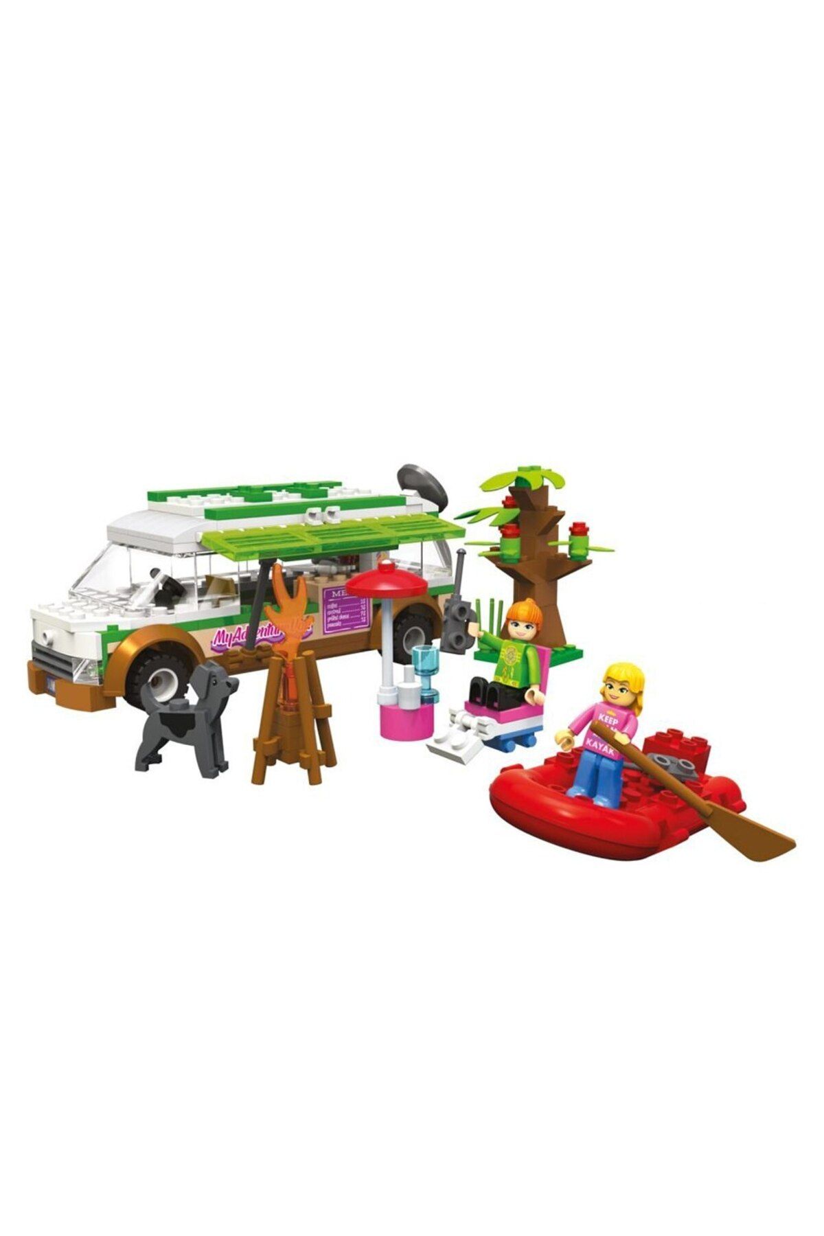 Blocki-Set de constructie Blocki My Girls - Rulota camping 2