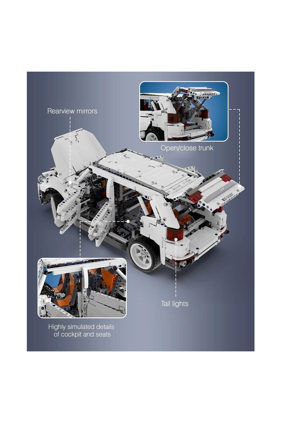 cada-Set constructie CaDa - G5 4x4 Off-Roader C61007W 3
