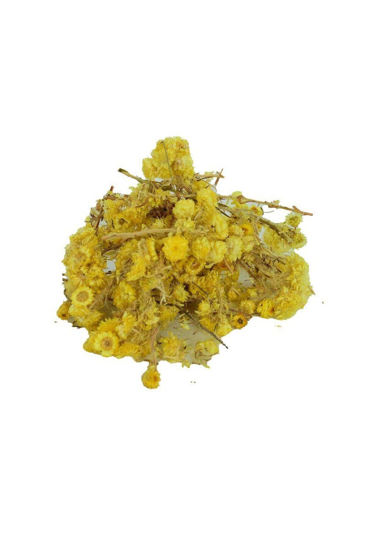 Lisinya Altın Otu Çiçeği Ölmez Çiçek Doğal 100 Gr Paket