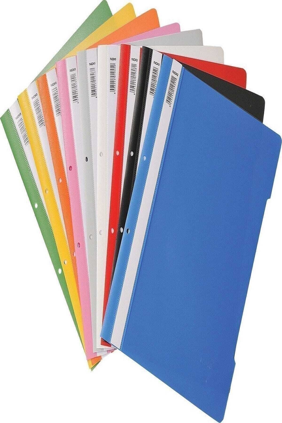 ETİKETİM NOKİ TELLİ DOSYA MAVİ