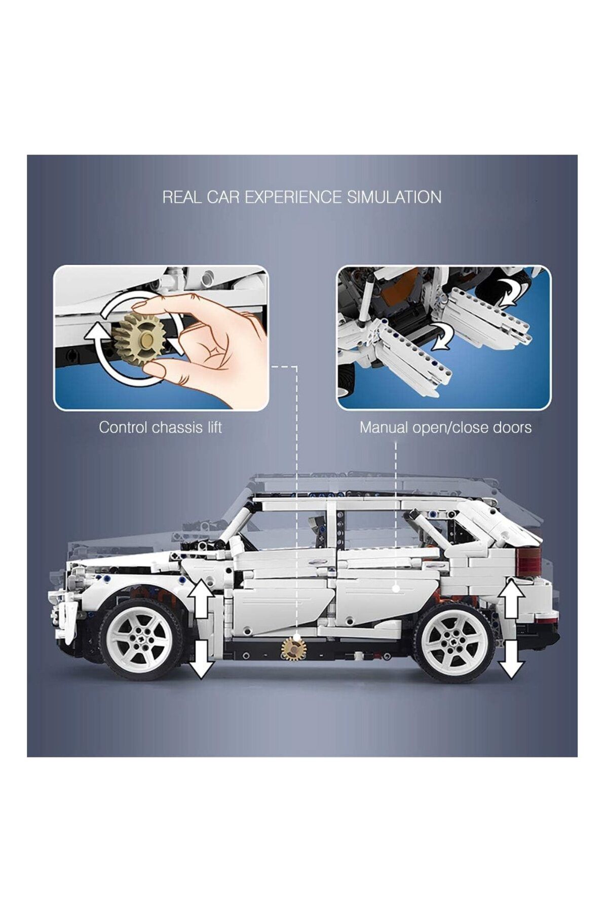 cada-Set constructie CaDa - G5 4x4 Off-Roader C61007W 4
