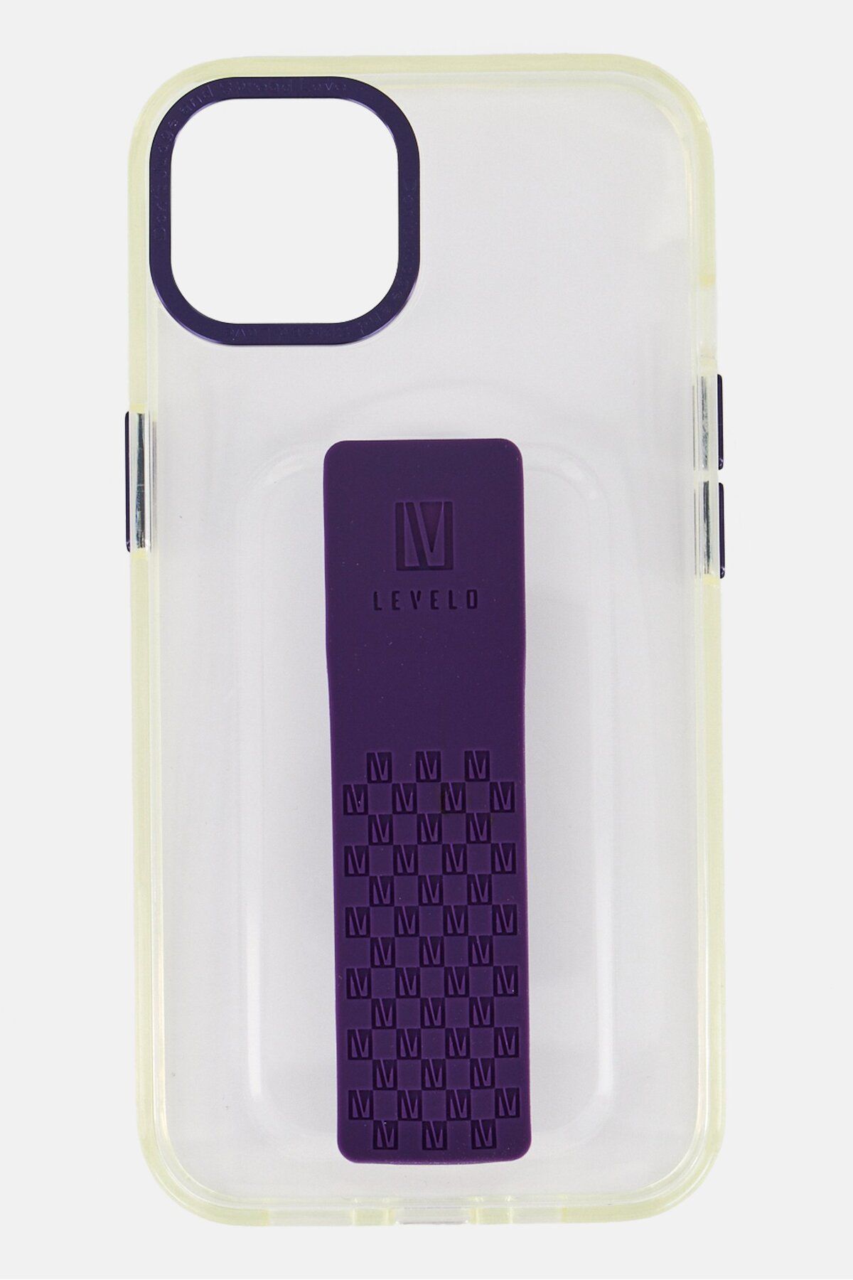 Levelo-جراب شفاف IMD Graphia لهاتف iPhone 14، شفاف 1
