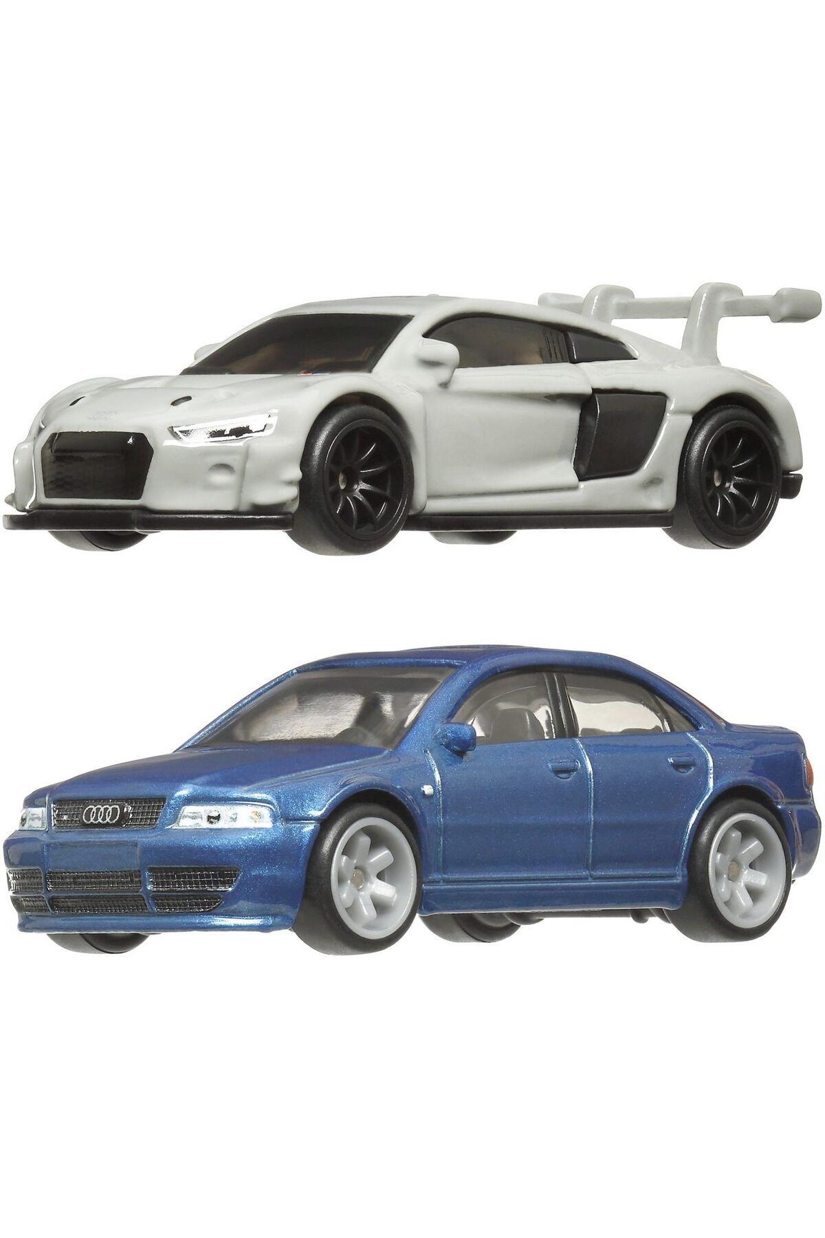 HOT WHEELS-Set of 2 Hot Wheels metal cars - Audi S4 Quattro and Audi R8 LMS 5