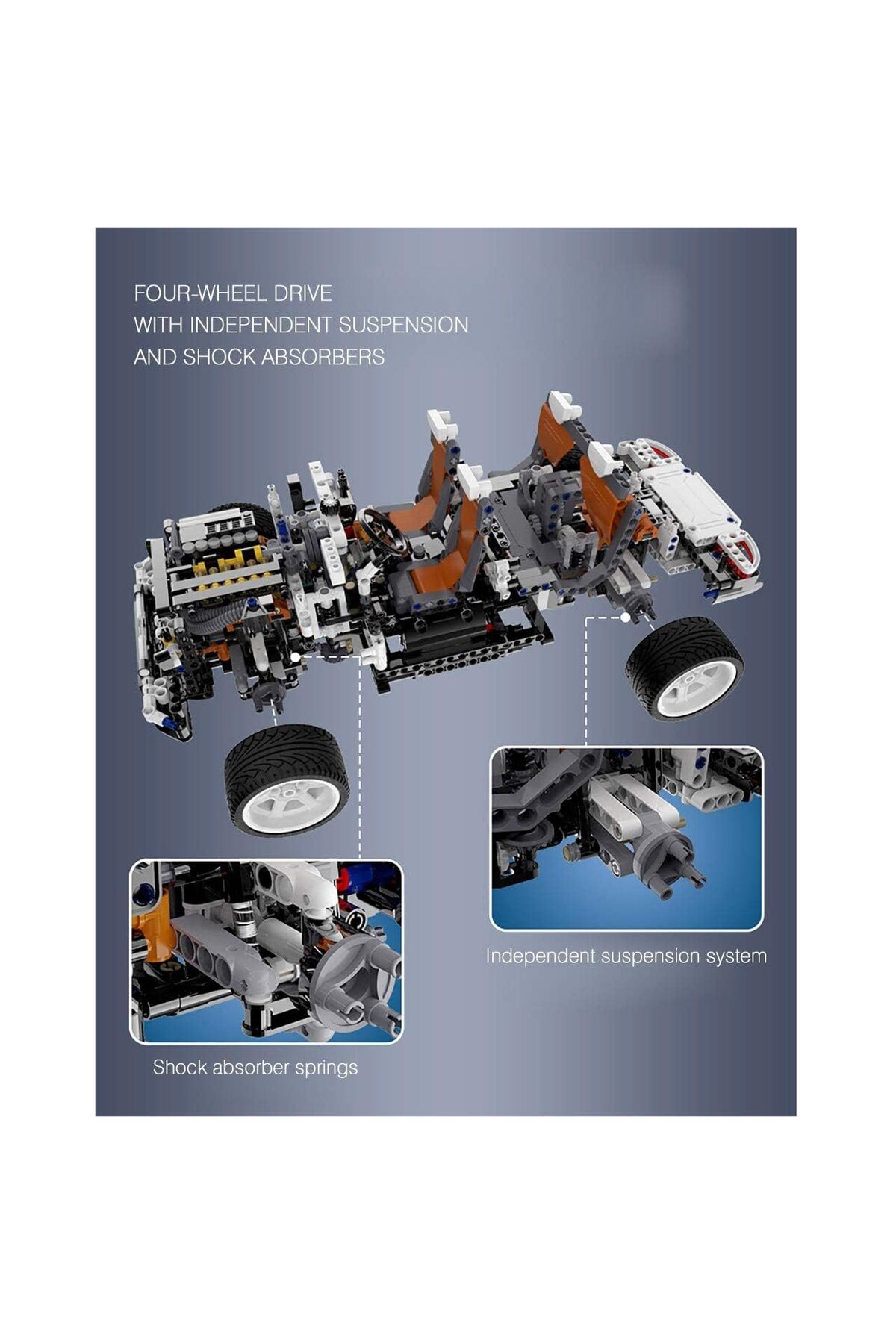 cada-Set constructie CaDa - G5 4x4 Off-Roader C61007W 5