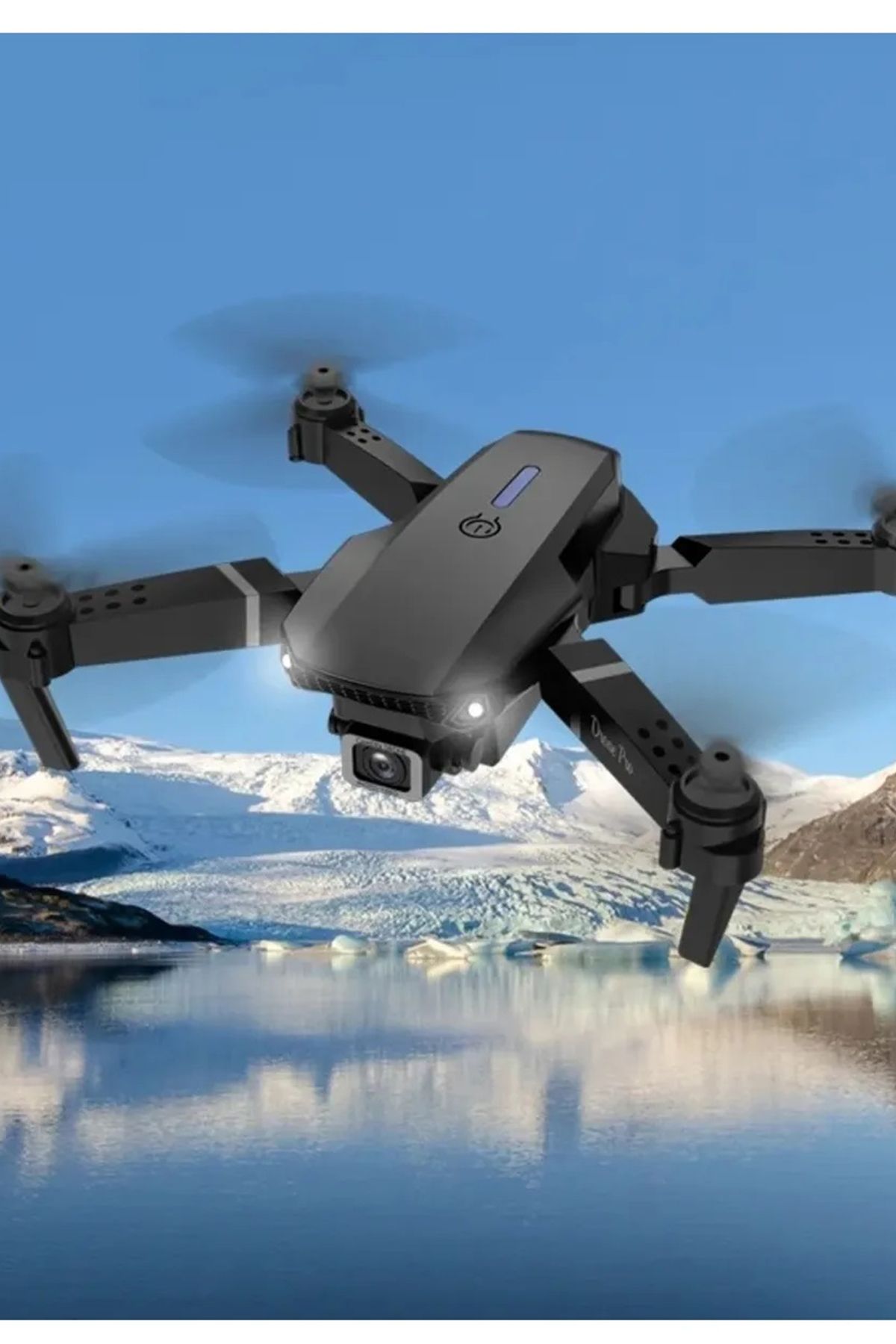 CİYU TİCARET Kameralı drone 4K hava quadcopter 2.4G kızılötesi Rc katlanabilir wifi drone
