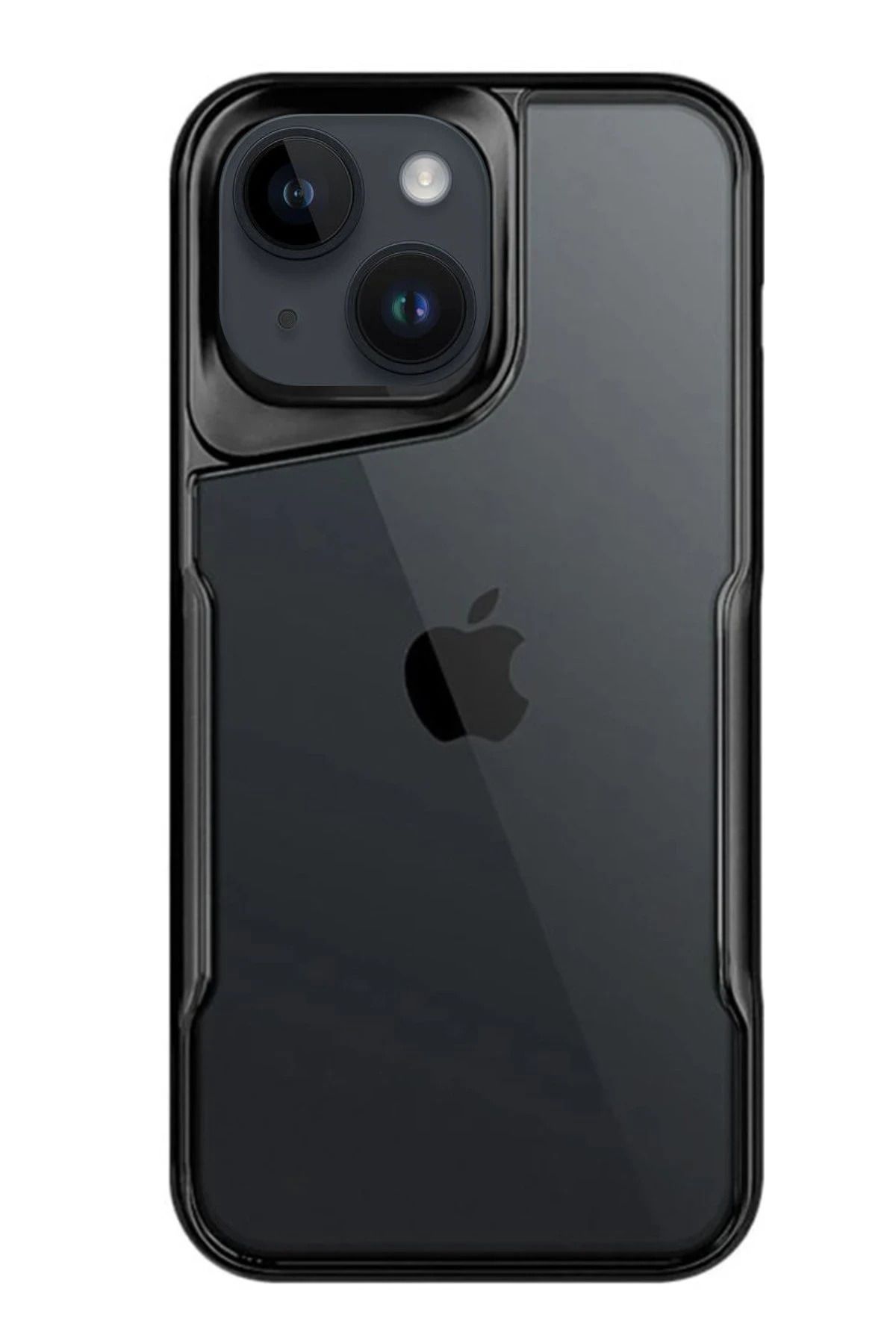 NewFace iPhone 15 Kılıf Boyi Silikon Kapak - Siyah YNSMR