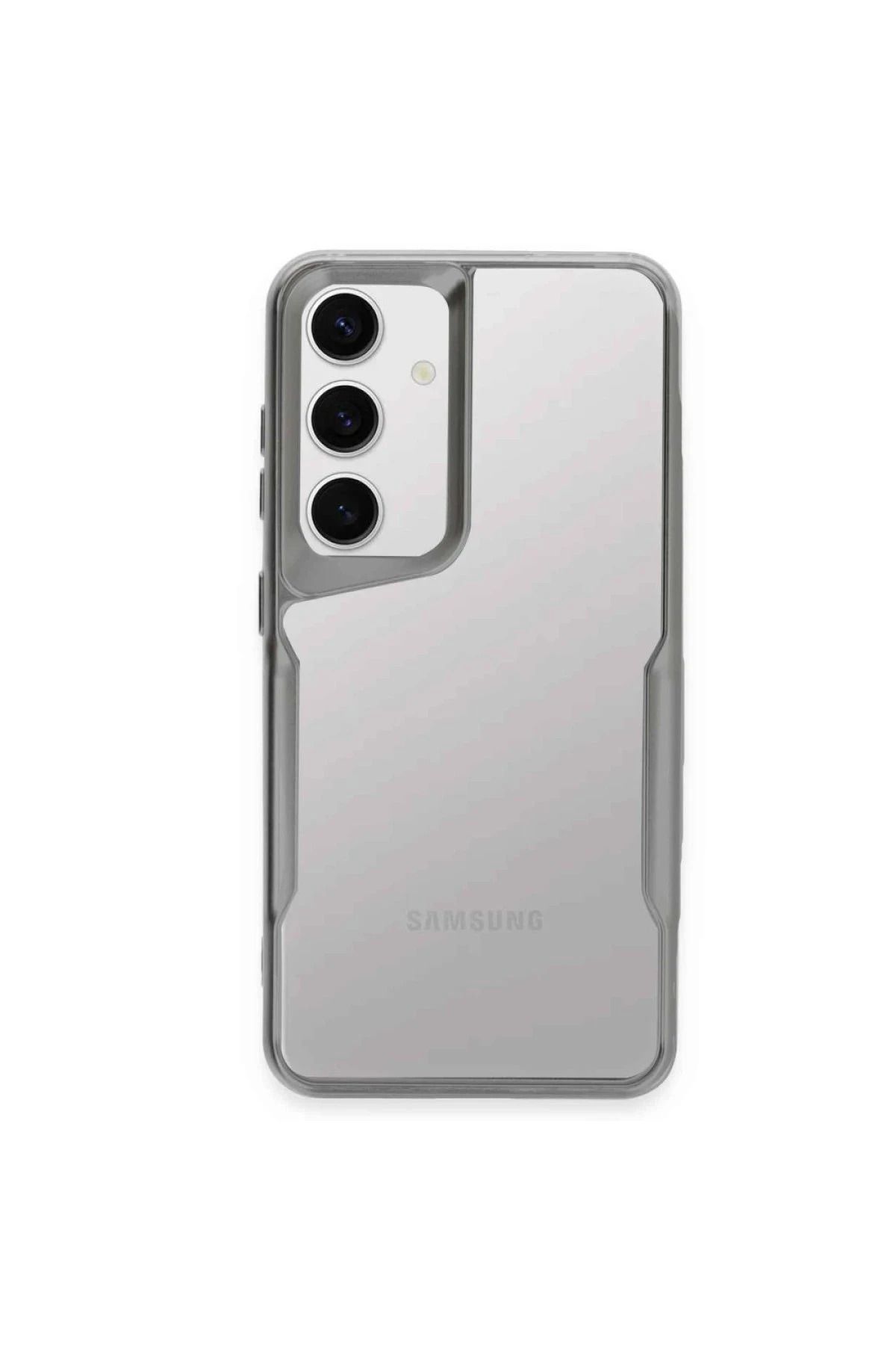 NewFace Samsung Galaxy A14 4G Kılıf Boyi Silikon Kapak - Gümüş NRMSA