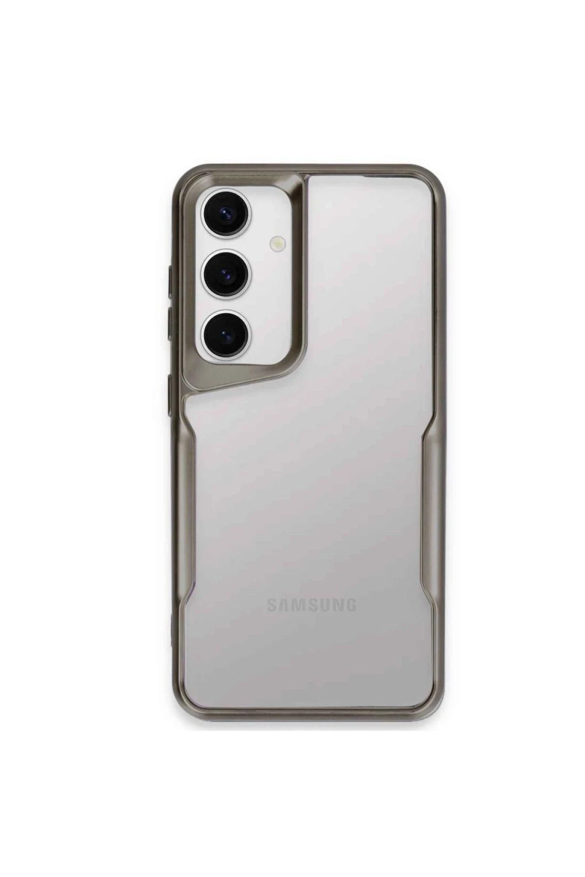 NewFace Samsung Galaxy A35 5G Kılıf Boyi Silikon Kapak - Titan Gri BSTMY