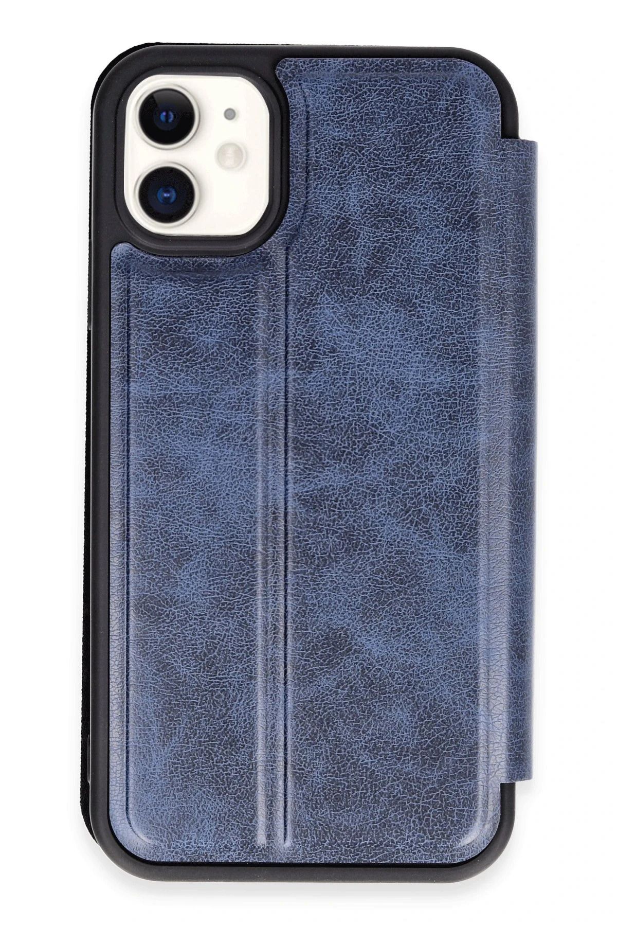 NewFace iPhone 11 Kılıf Flip Cover - Lacivert NRMSA