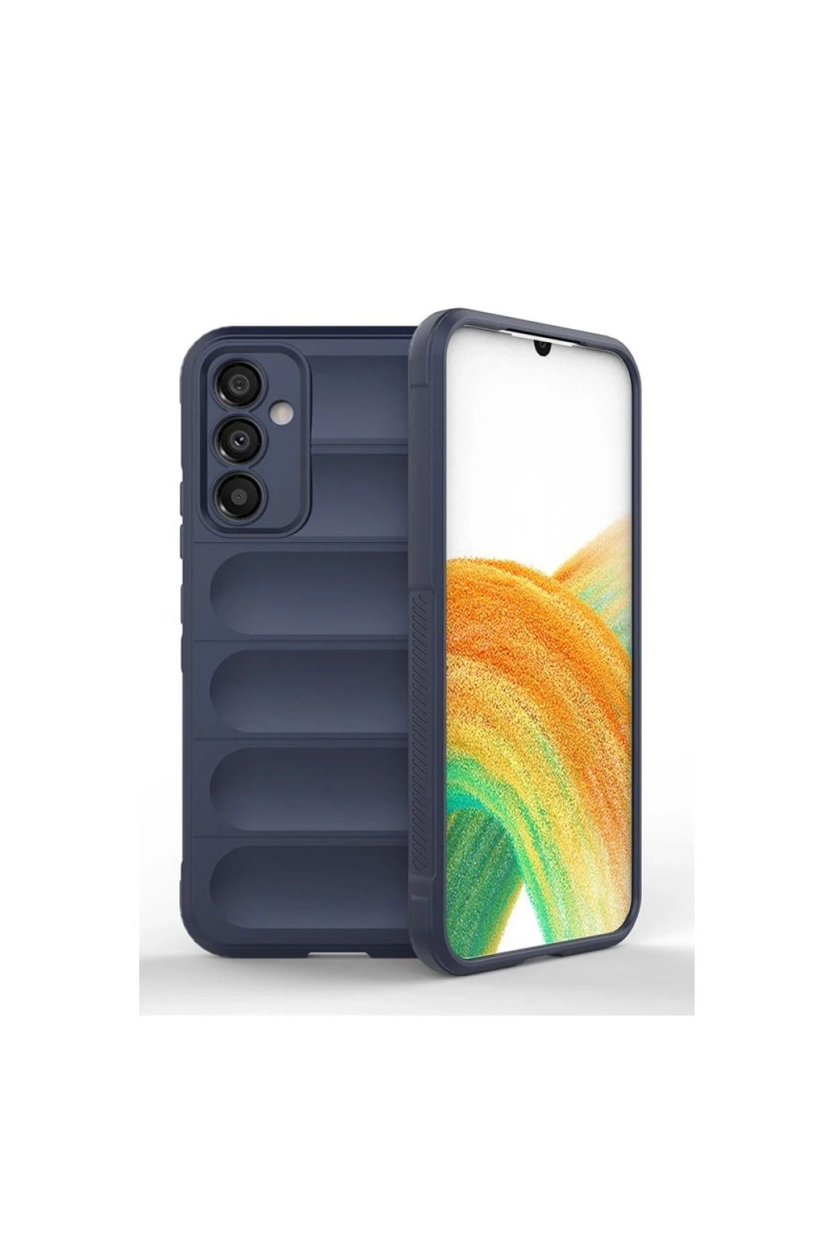 NewFace Samsung Galaxy A16 5G Kılıf Optimum Silikon - Lacivert HNZRN