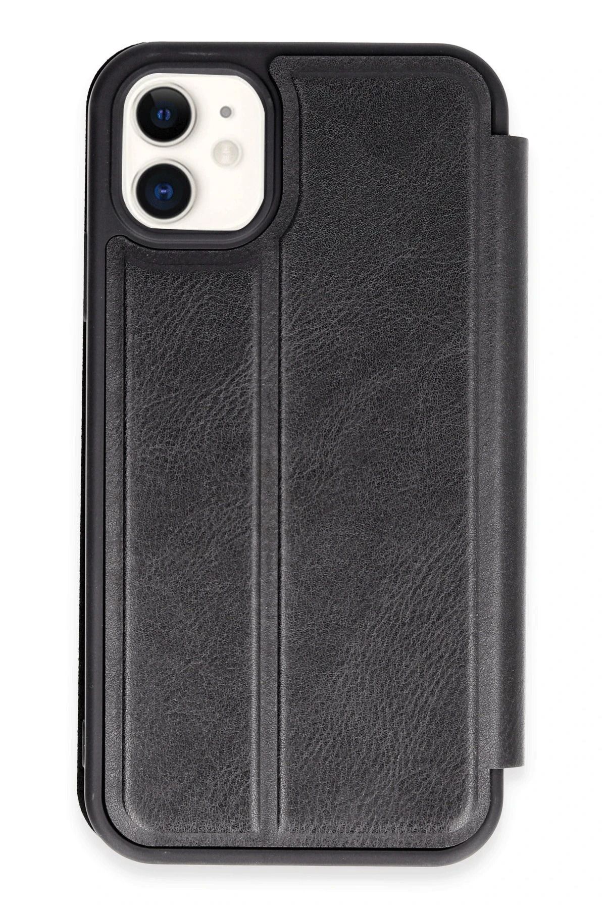 NewFace iPhone 11 Kılıf Flip Cover - Siyah YNSMR
