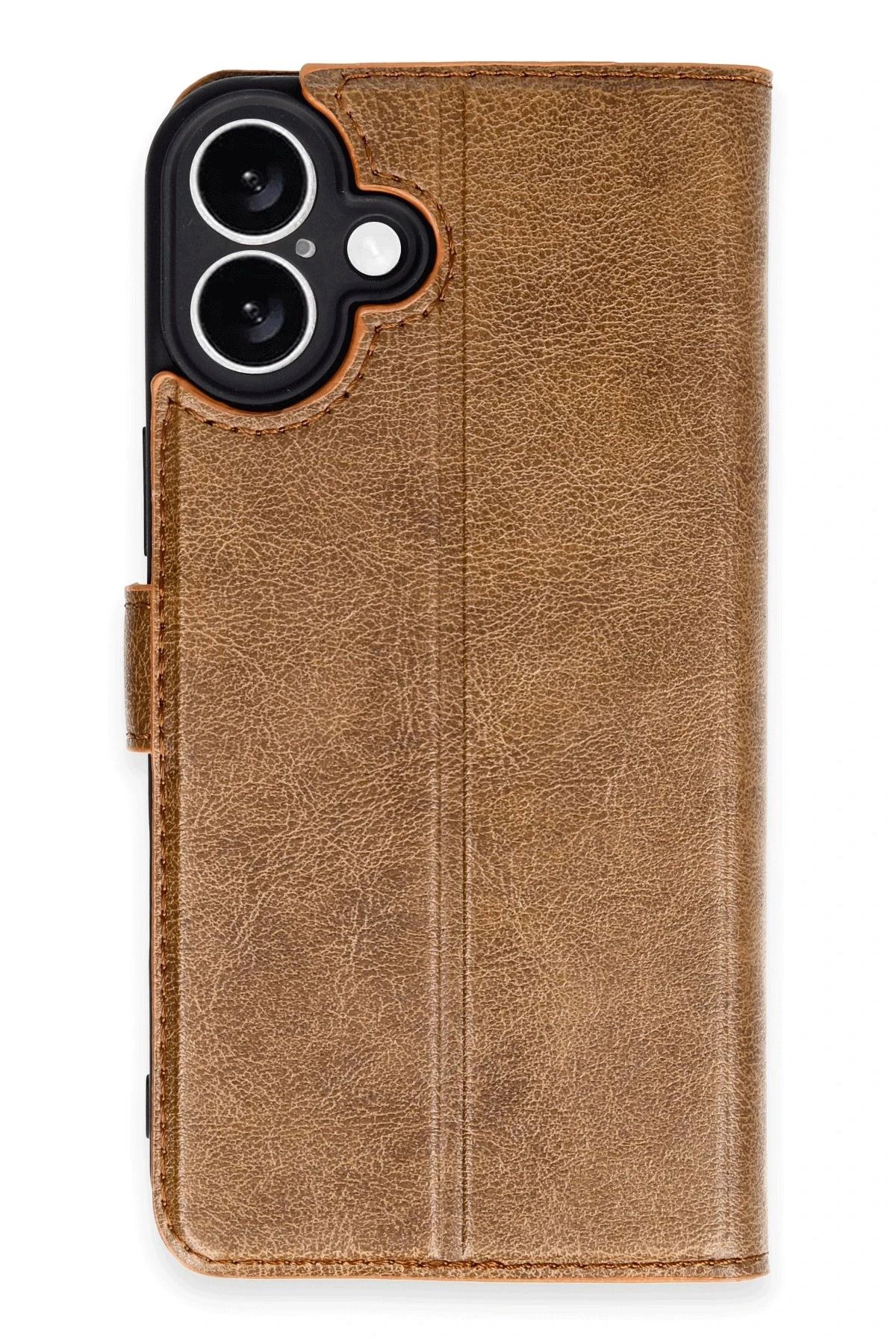 NewFace iPhone 16 Plus Kılıf Trend S Plus Kapaklı Kılıf - Taba HNZRN