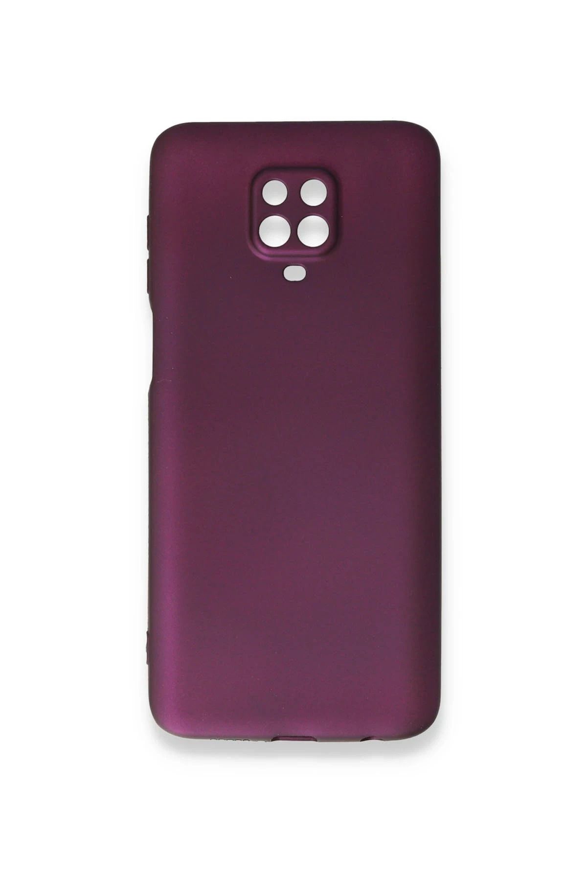 NewFace Xiaomi Redmi Note 9 Pro Kılıf First Silikon - Mürdüm FERRG