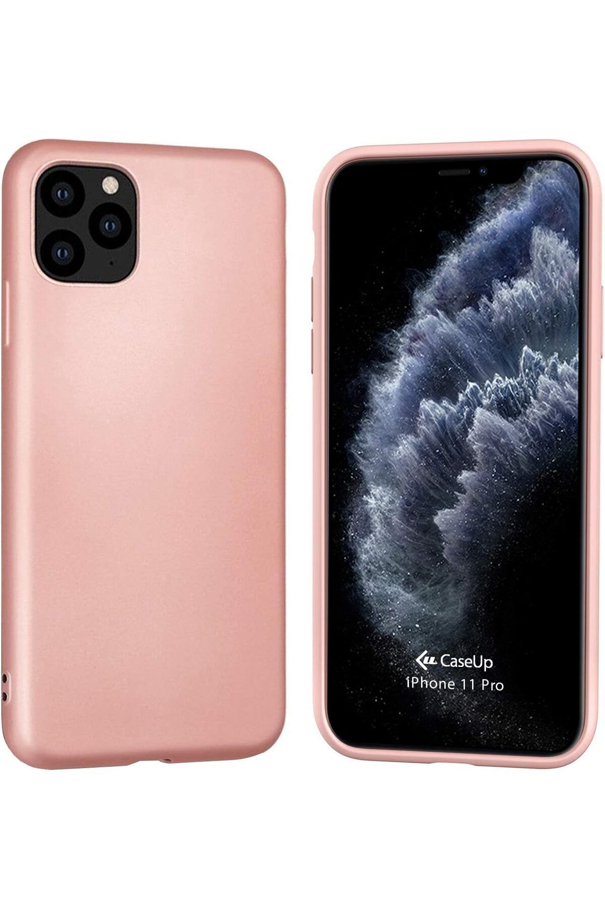 STOREMAX Rom iPhone 11 Pro Uyumlu Kılıf, Matte Surface Rose Gold Romshp 1067323
