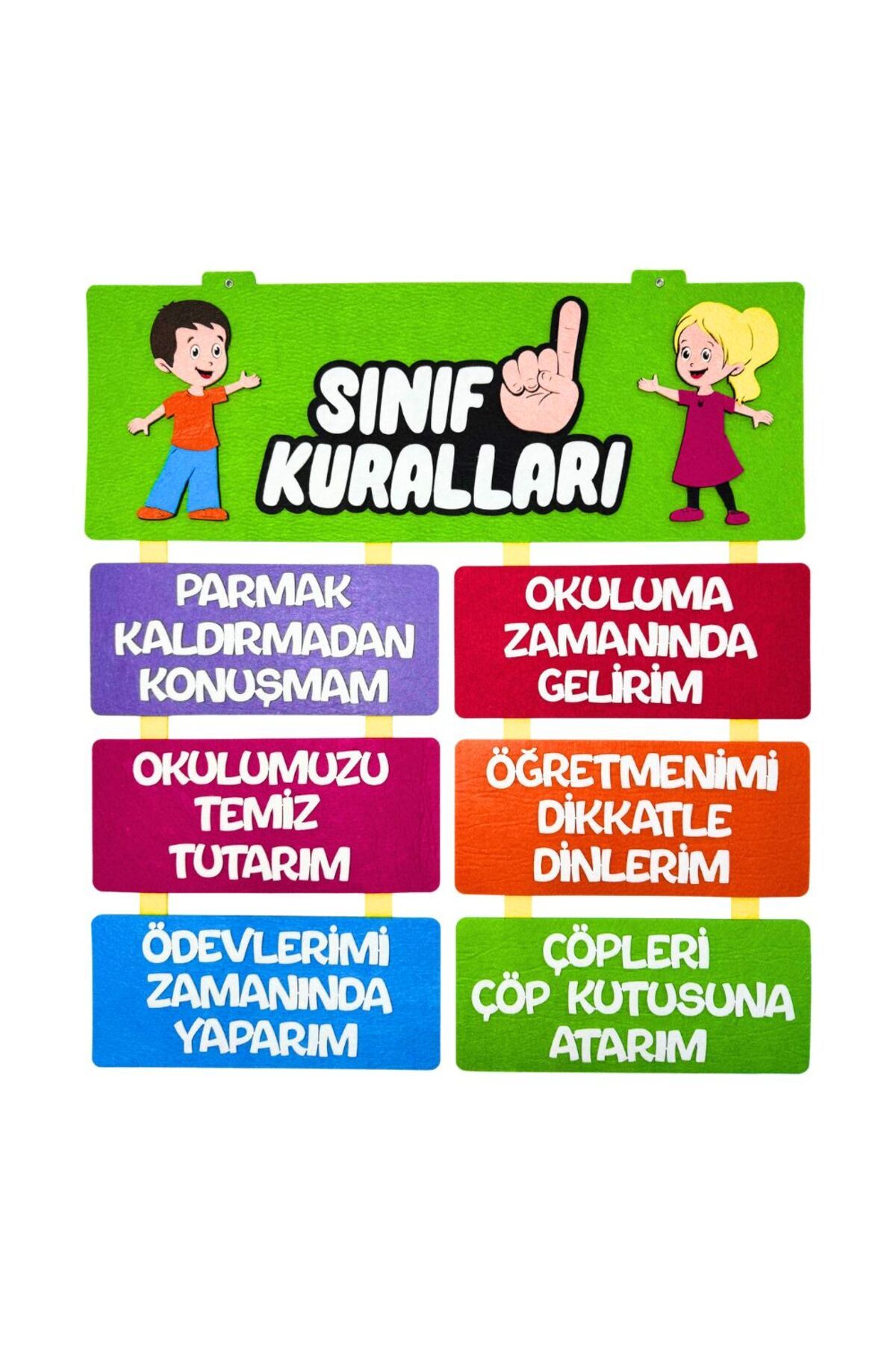 keçeli dünyam Sınıf Kuralları (keçe Eğitim Materyali)