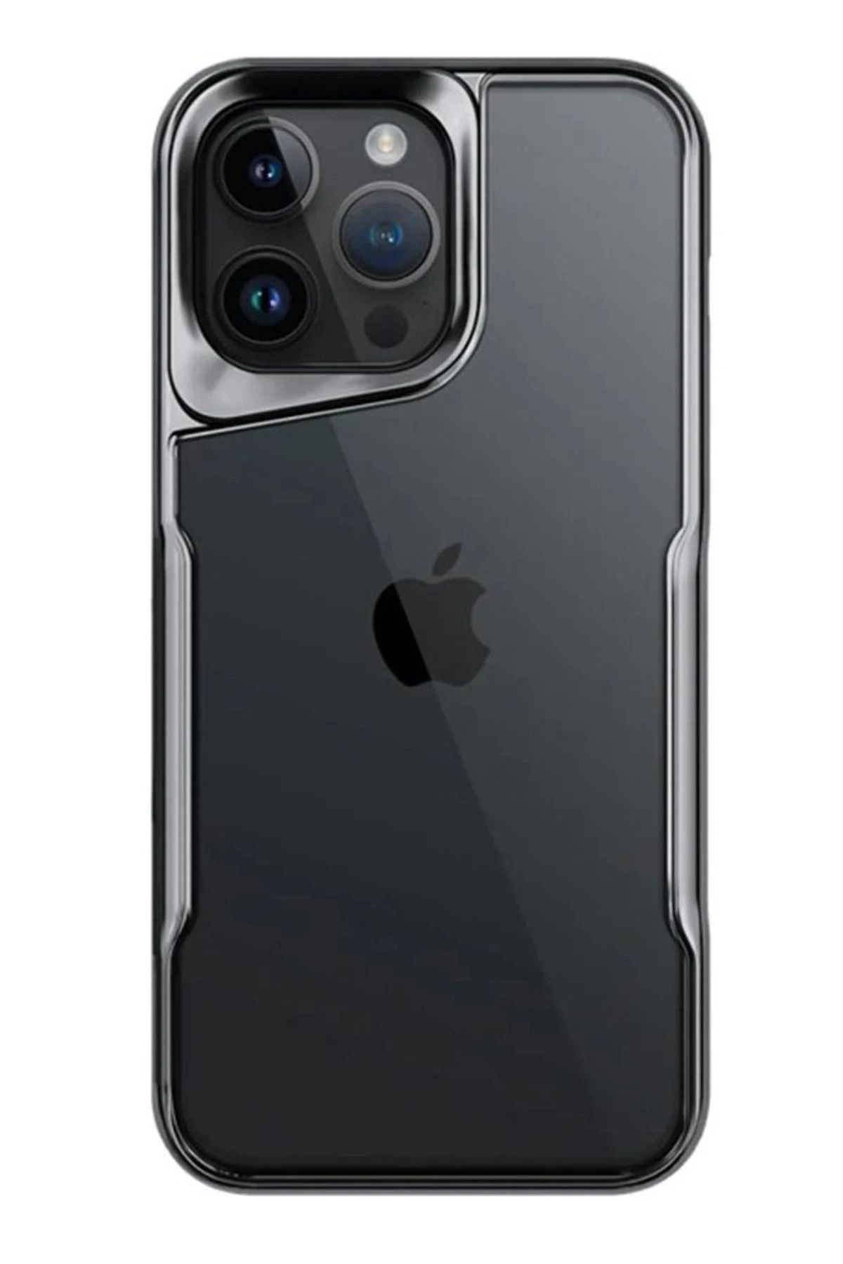 NewFace iPhone 15 Pro Kılıf Boyi Silikon Kapak - Titan Gri YNSMR