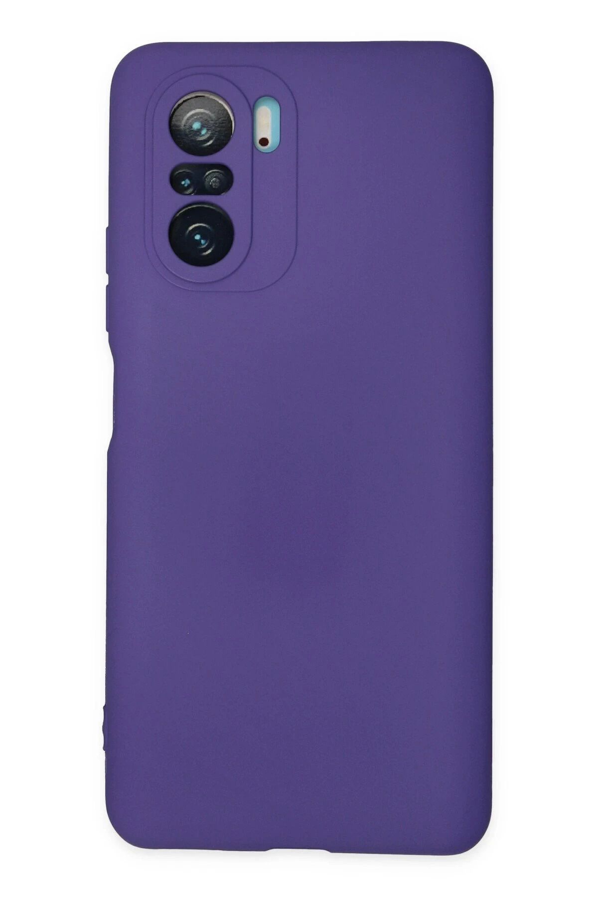 NewFace Xiaomi Poco F3 uyumlu Kılıf Nano içi Kadife Silikon - Mor HNZRN